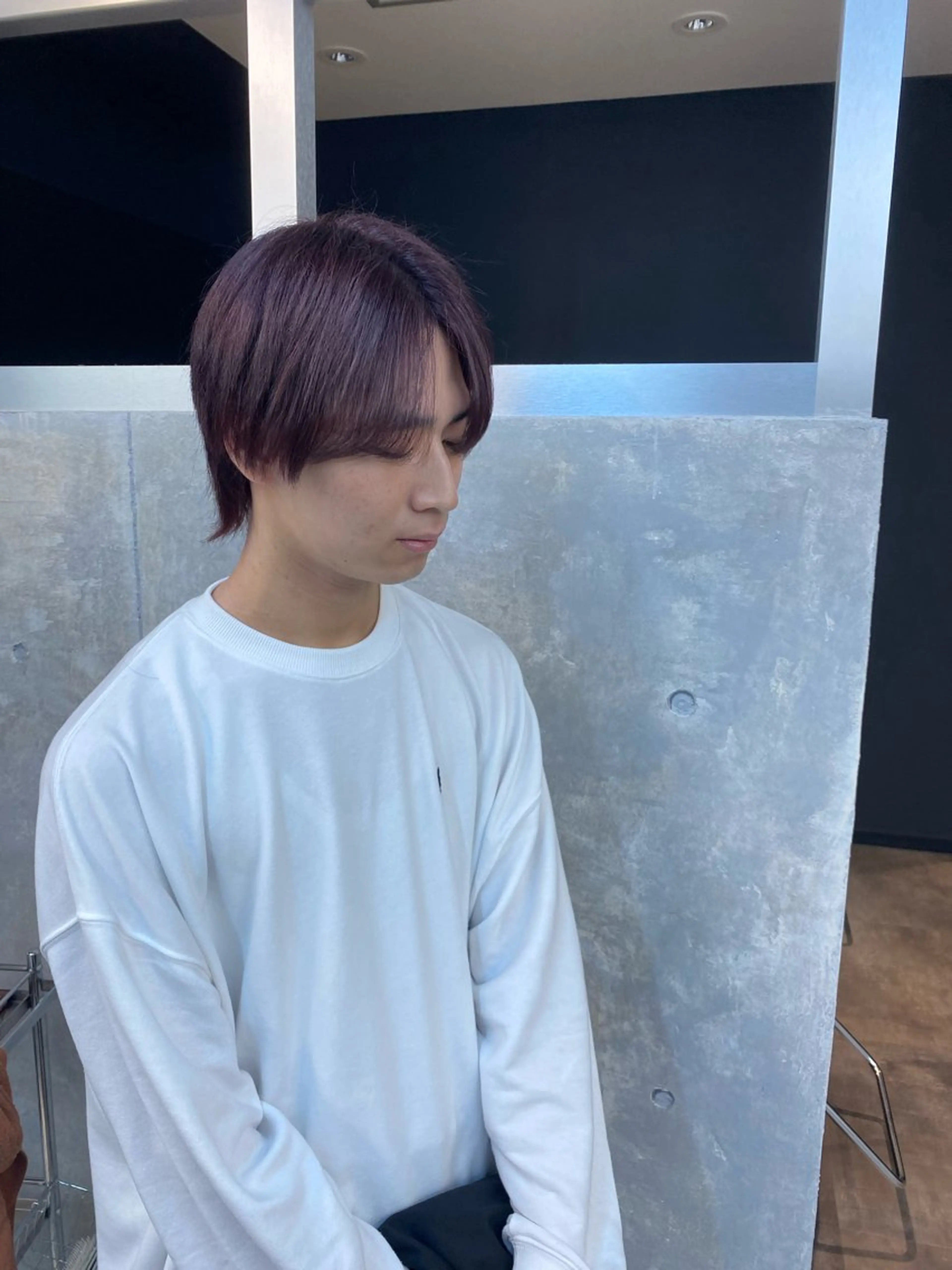 ショート パープルカラー RuBio しょーたのヘアスタイル