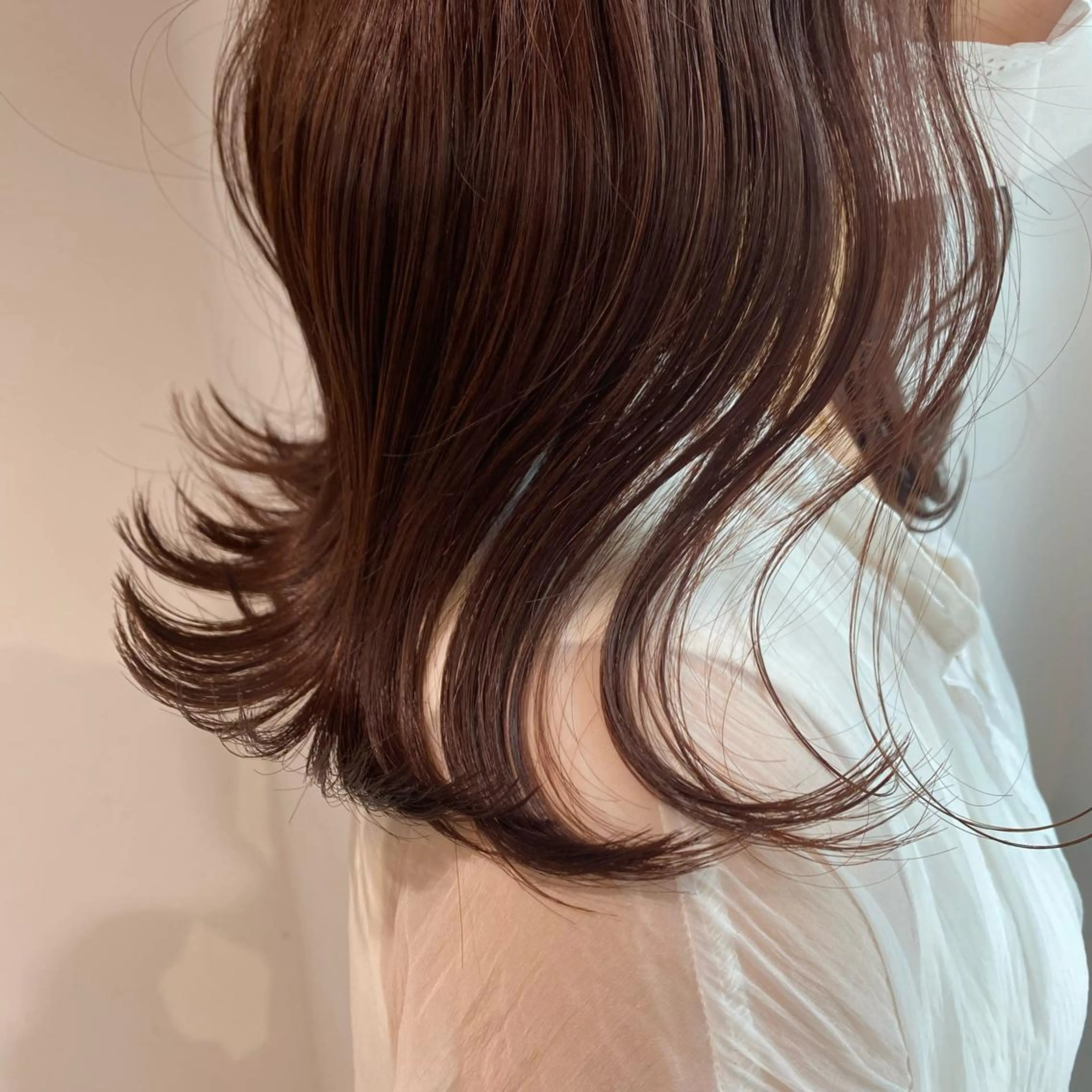 ミディアム GO TODAY SHAiRE SALON 原宿Stella店所属・𓍯柔らかhair 𓍯 yukinoのヘアスタイル