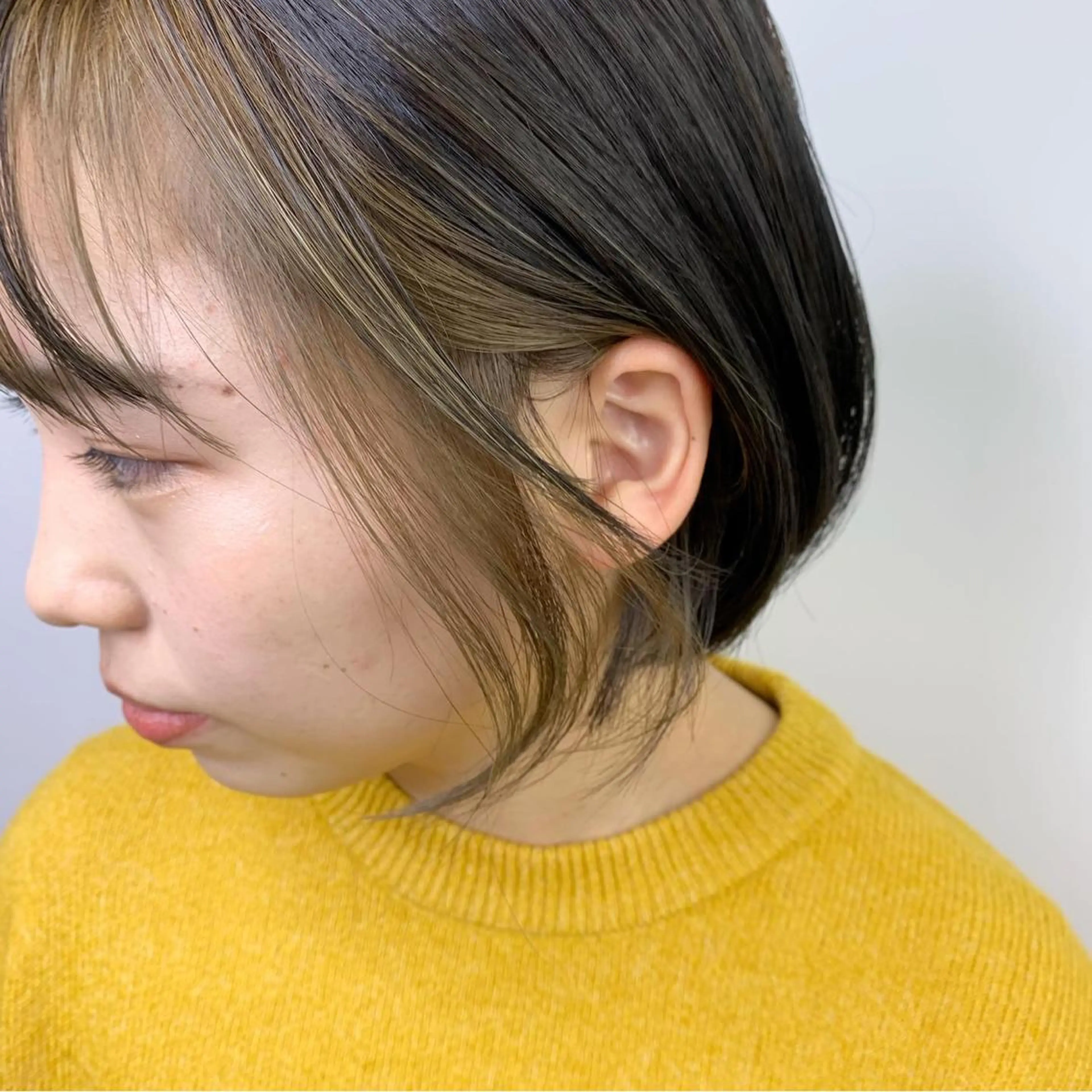 ショート カラー ミストバング  フェイスフレーミング ショートヘア SALOWIN神戸三宮店所属・【美髪を叶える】中谷 彰宏（アキ)のヘアスタイル