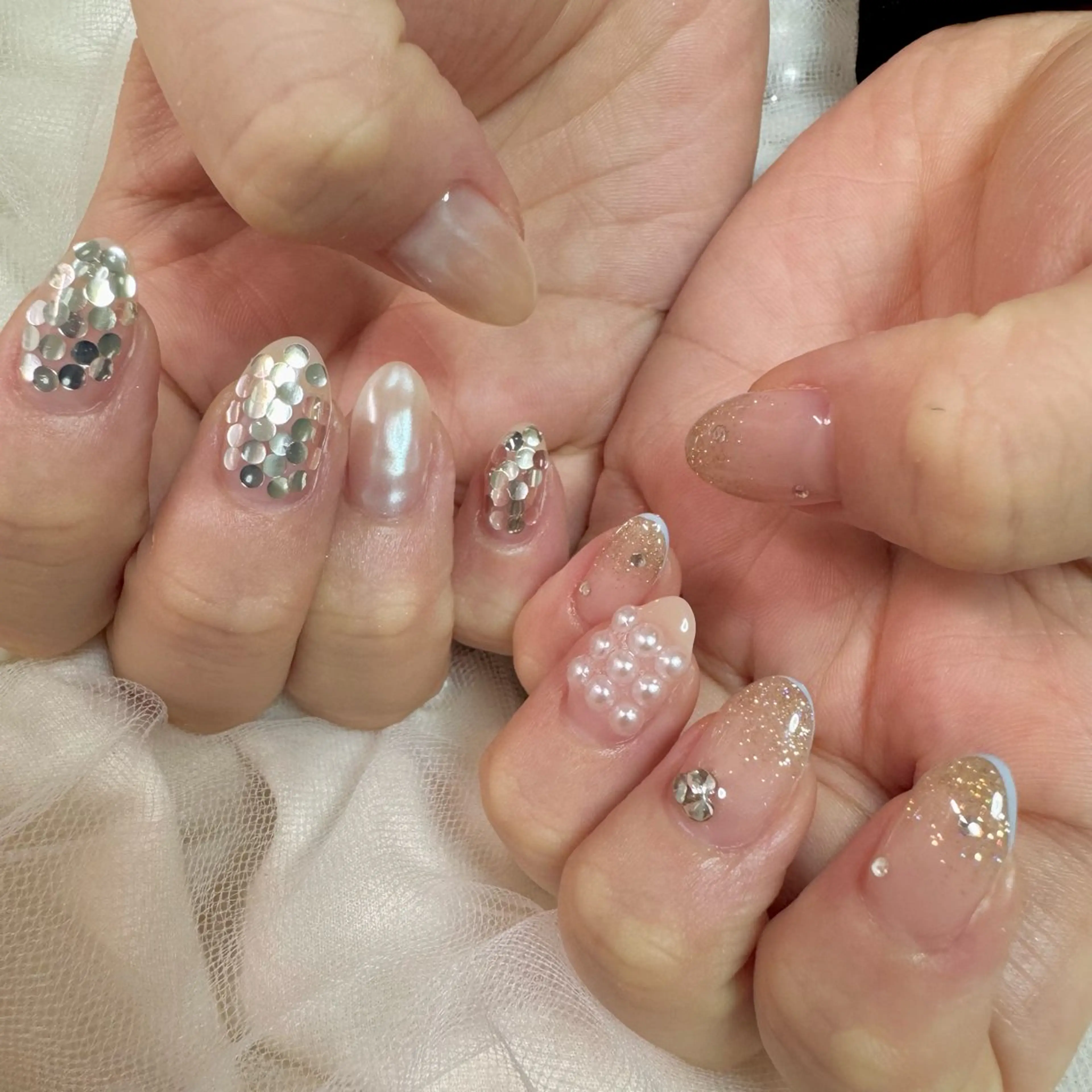 ネイル ニュアンスネイル nail salon e'mu💐のネイルデザイン