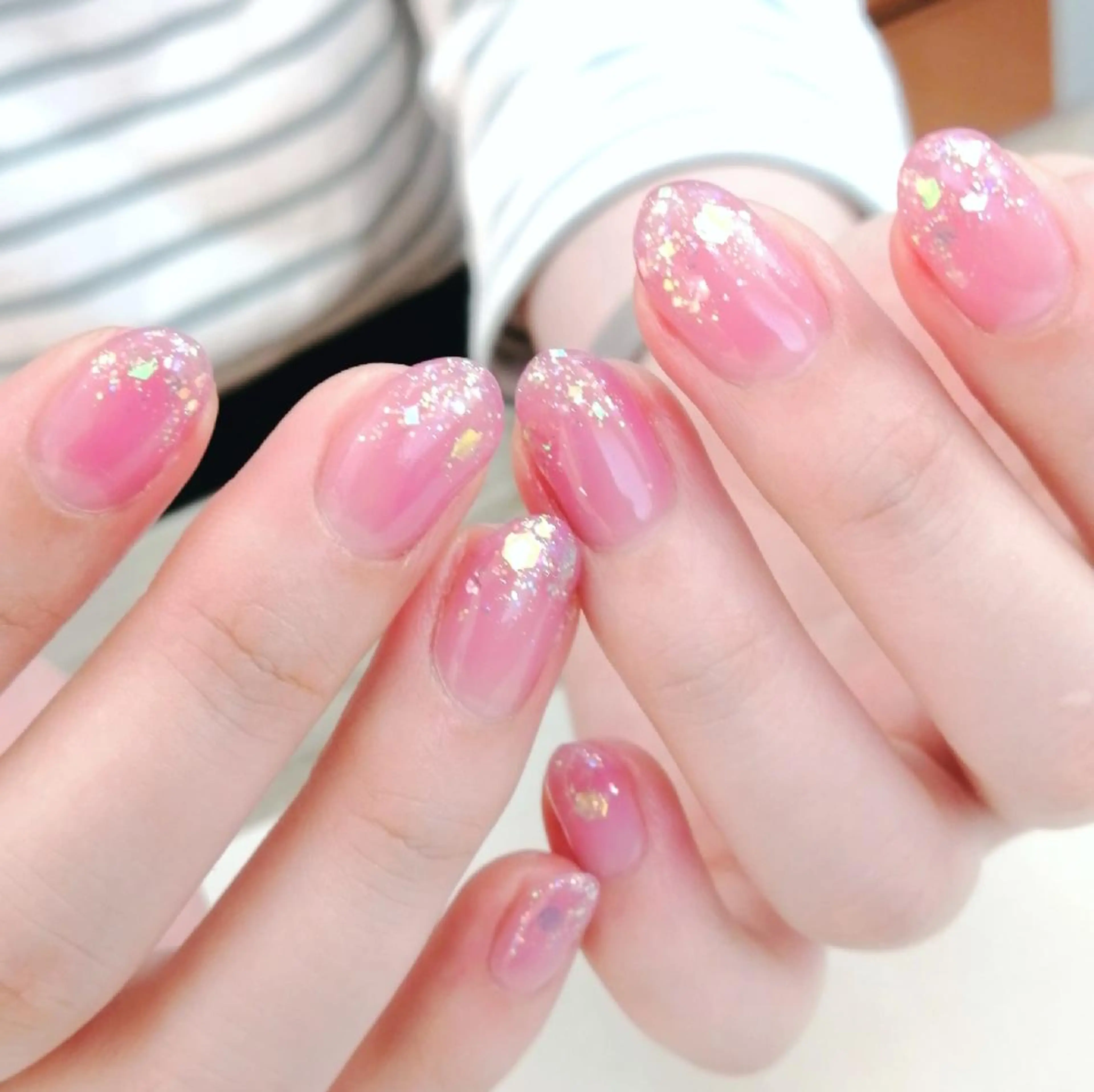 ネイル キラキラネイル シンプルネイル コエリネイル &エステのネイルデザイン