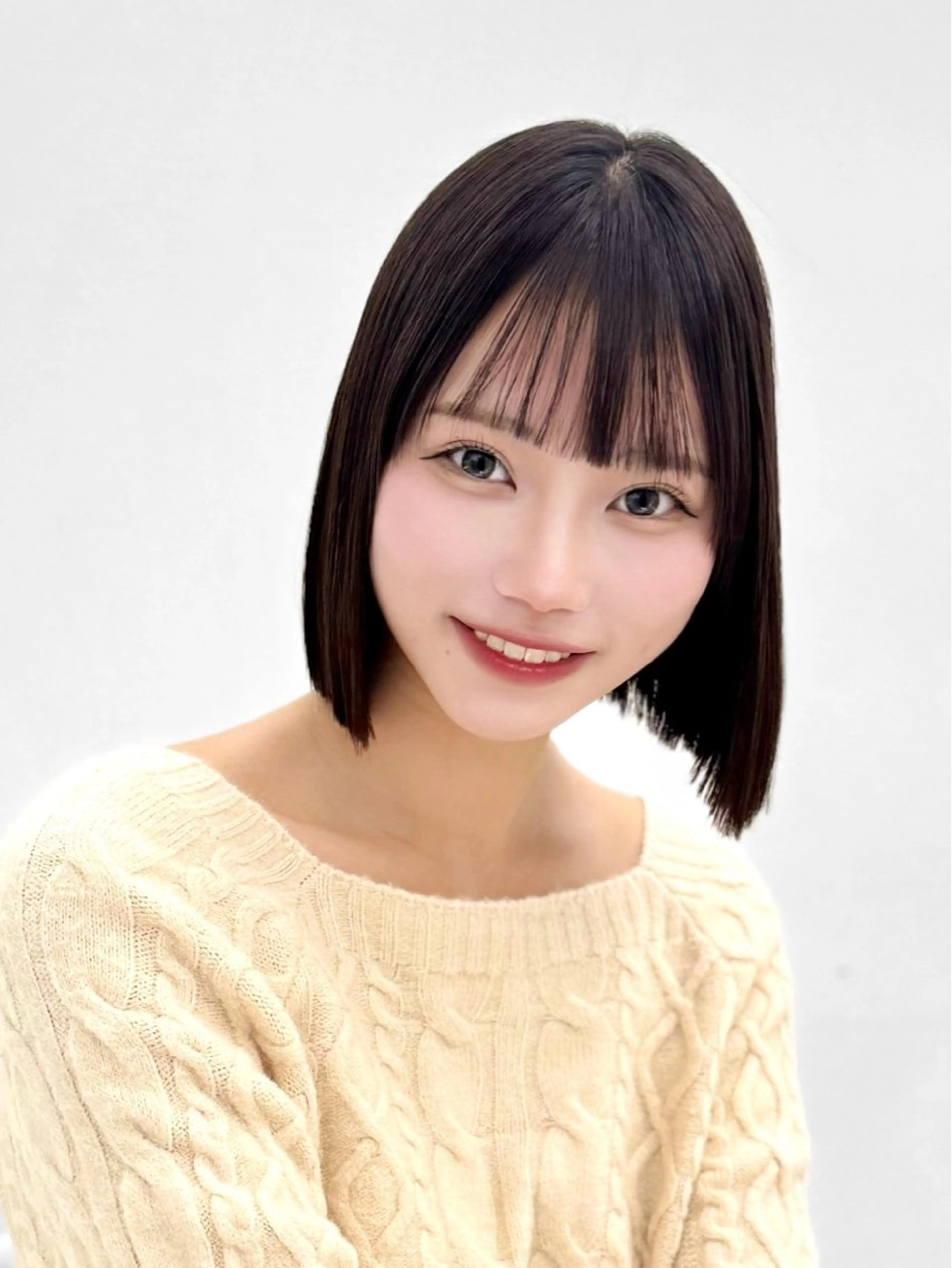 ショート カラー ヘアアレンジ カット ヘアカラー 縮毛矯正 トリートメント ヘッドスパ ヘアセット 盛れる韓国ボブ🤍 縮毛矯正🤍ひかりのヘアスタイル