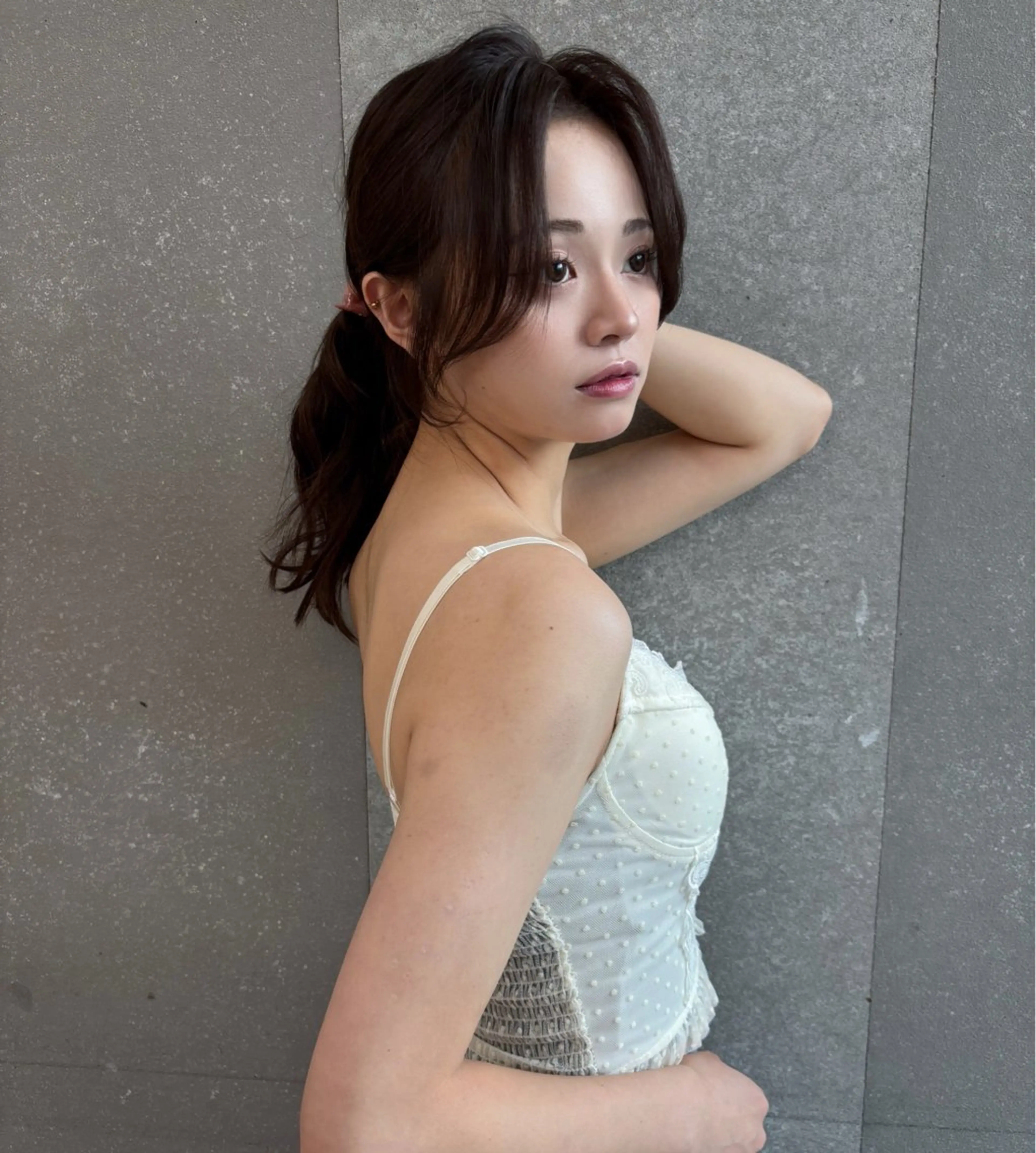 セミロング カラー パーマ 縮毛矯正 【美髪矯正) 吉村　清志のヘアスタイル