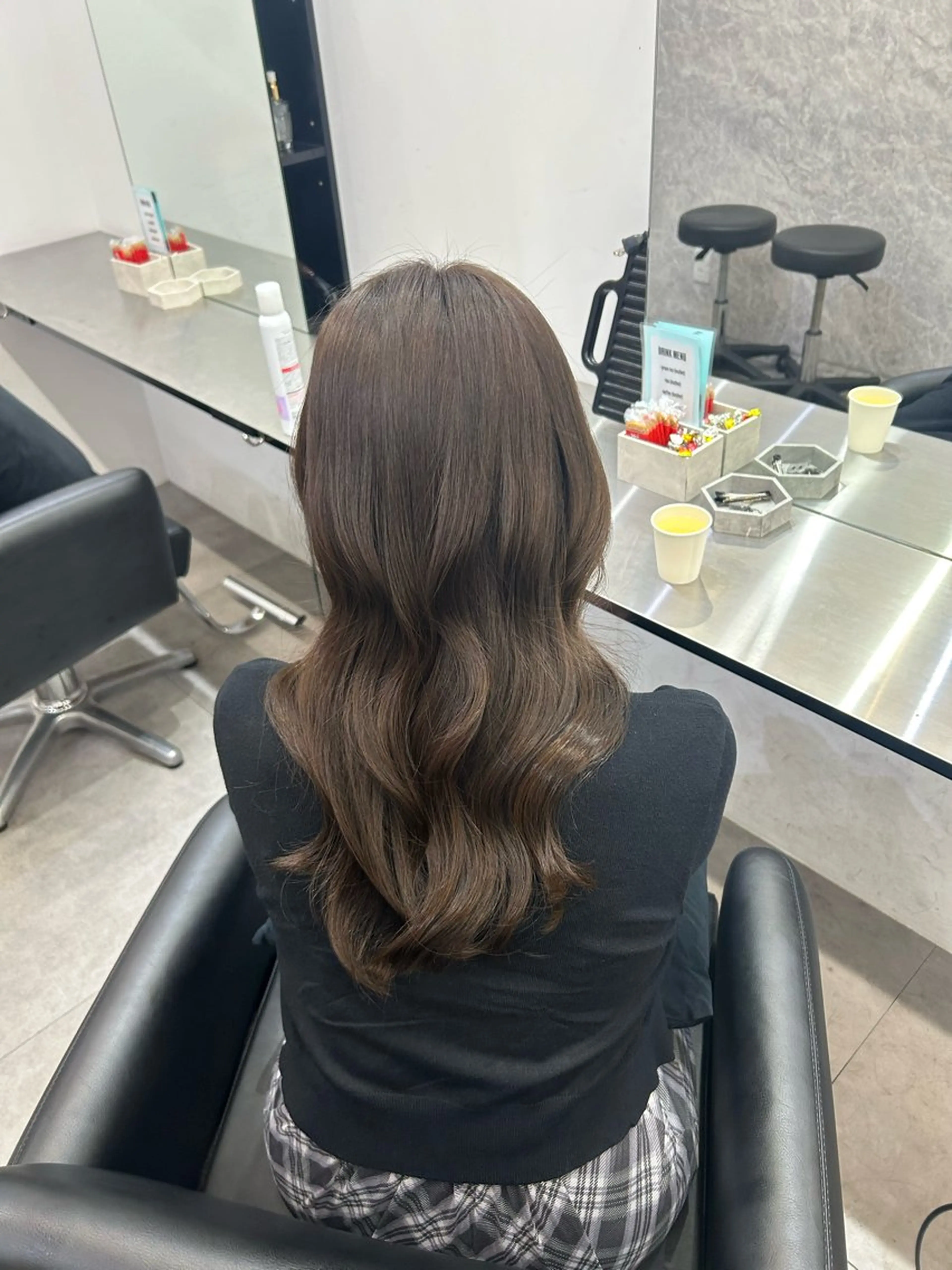 セミロング カラー ヘアカラー トリートメント Core　山下 このはのヘアスタイル