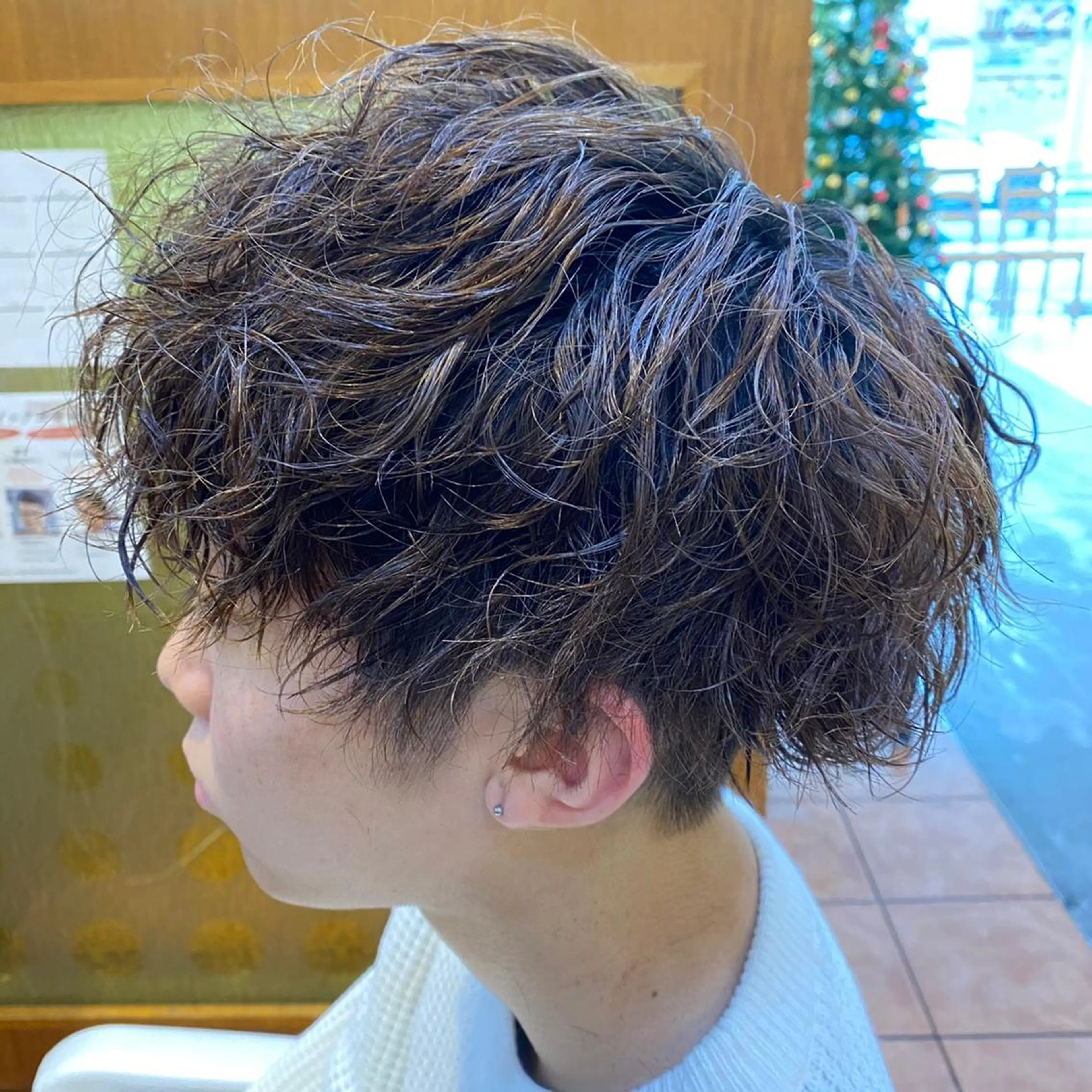 メンズ カット ヘッドスパ メンズパーマNo.1 🔥松嶋雄大のヘアスタイル