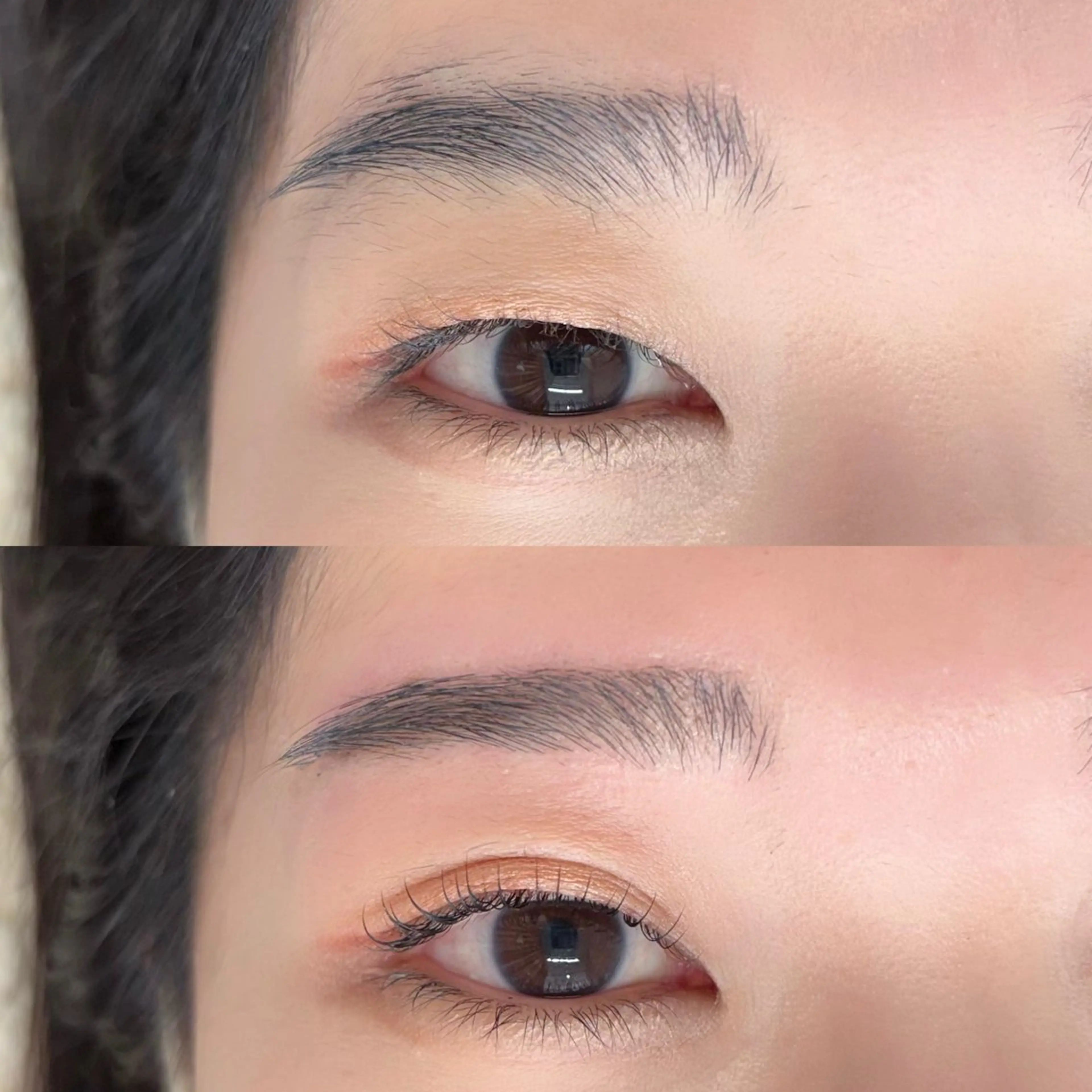 マツエク・マツパ ナチュラル 一重×まつ毛パーマ マツパ meg .のマツエク・マツパデザイン