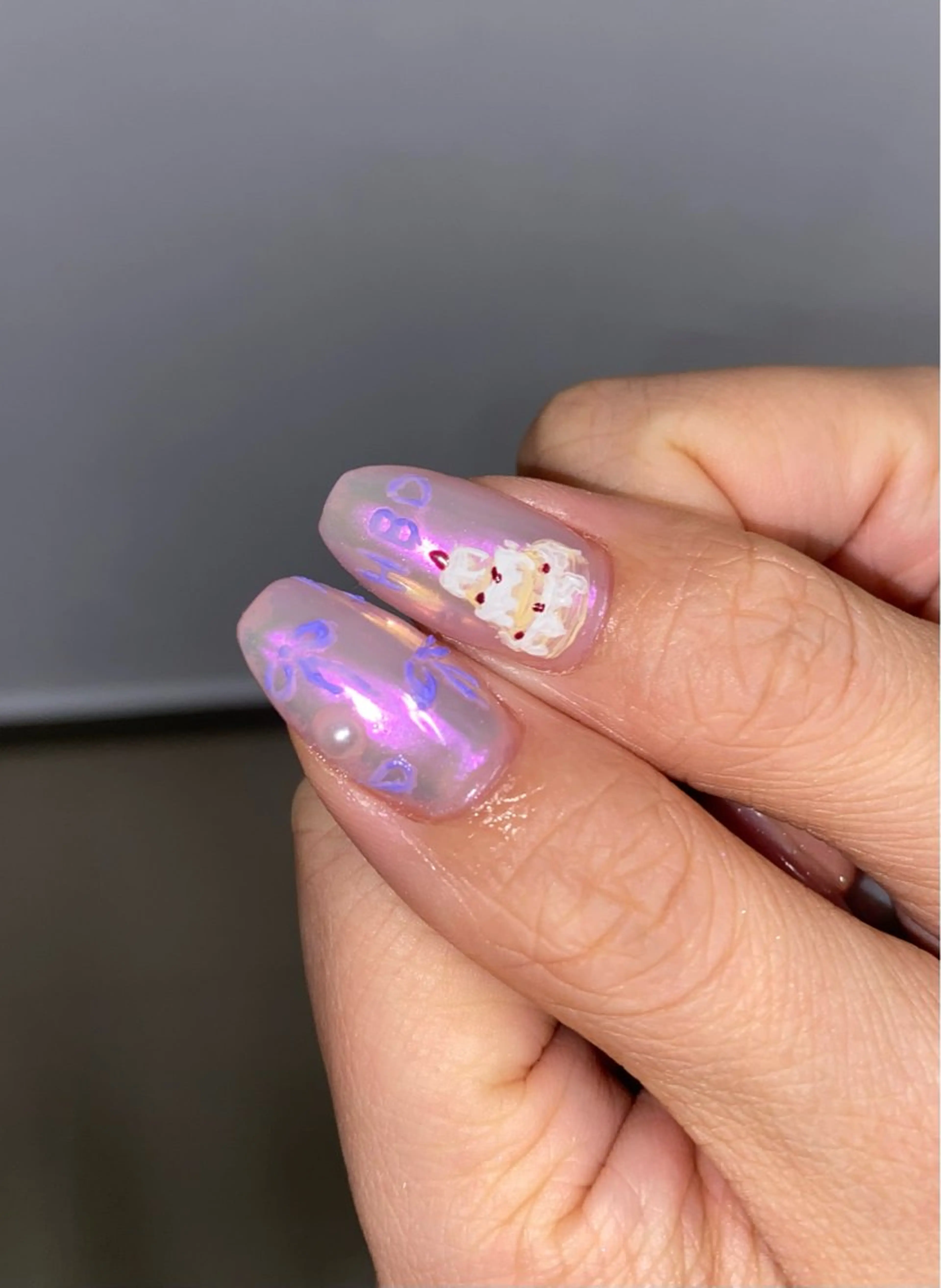 メンズ ネイル ハンドネイル LULUMU所属・akari✨ 落書き、メンズネイルのネイルデザイン