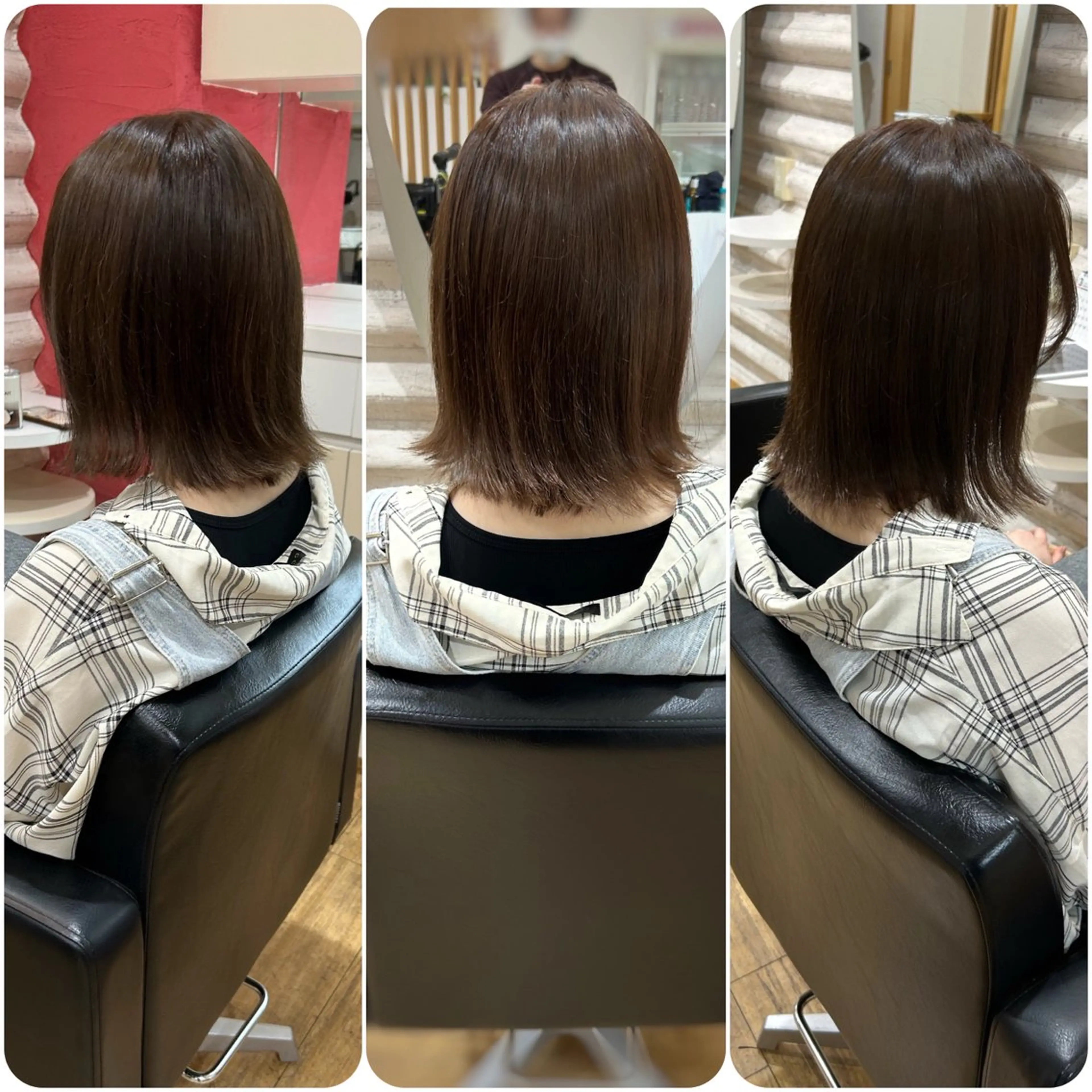 ミディアム カラー 髪質改善 トリートメント 艶の専門店/髪質改善 ×酸熱カラー/KONのヘアスタイル