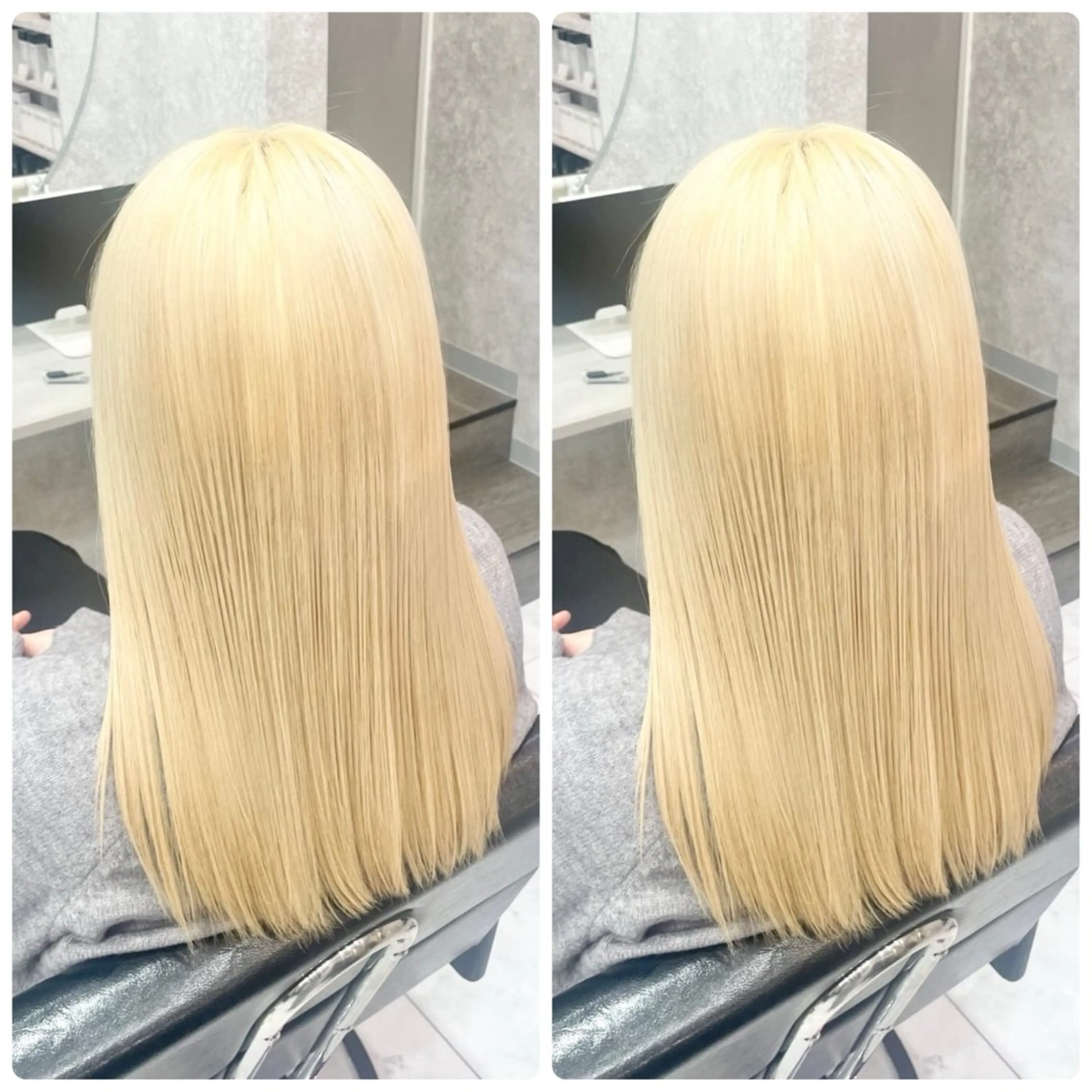 セミロング 🦋ハイトーン🦋 石山 希理🦋のヘアスタイル