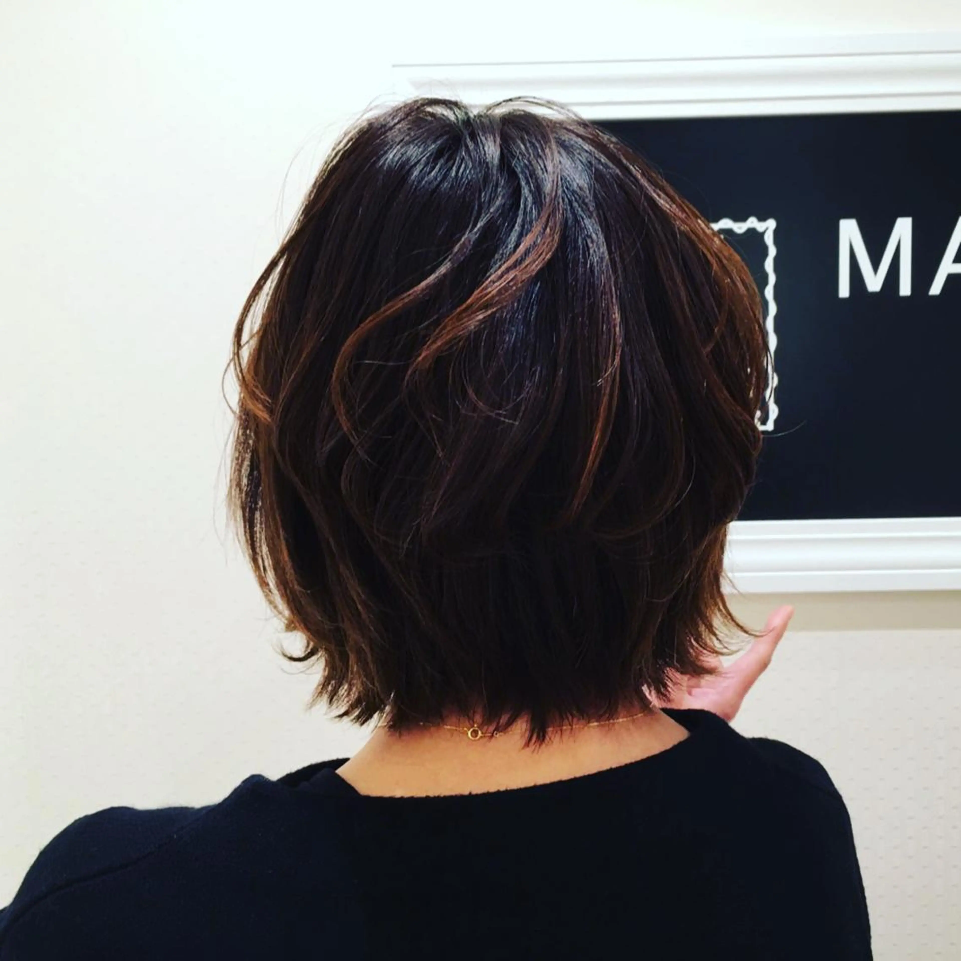 ミディアム ボブレイヤー ボブ レイヤーカット ⭐️💛骨格を診断 髪質改善◎RIKIのヘアスタイル