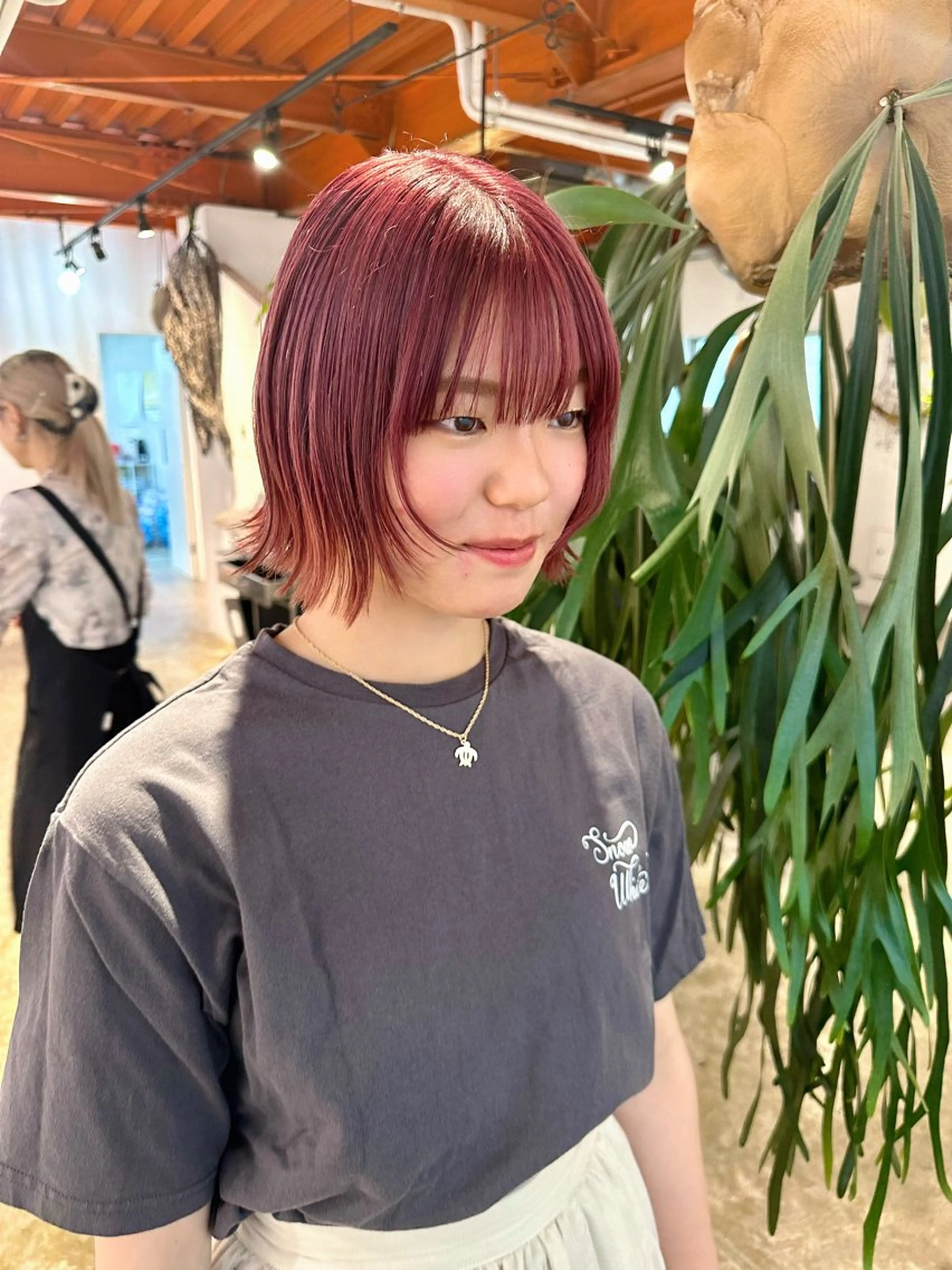 カラー ブリーチ ケアブリーチ ハイトーンカラー ピンクカラー ヘアカラー トリートメント Mado Tsujido所属・小野江 祐李のヘアスタイル