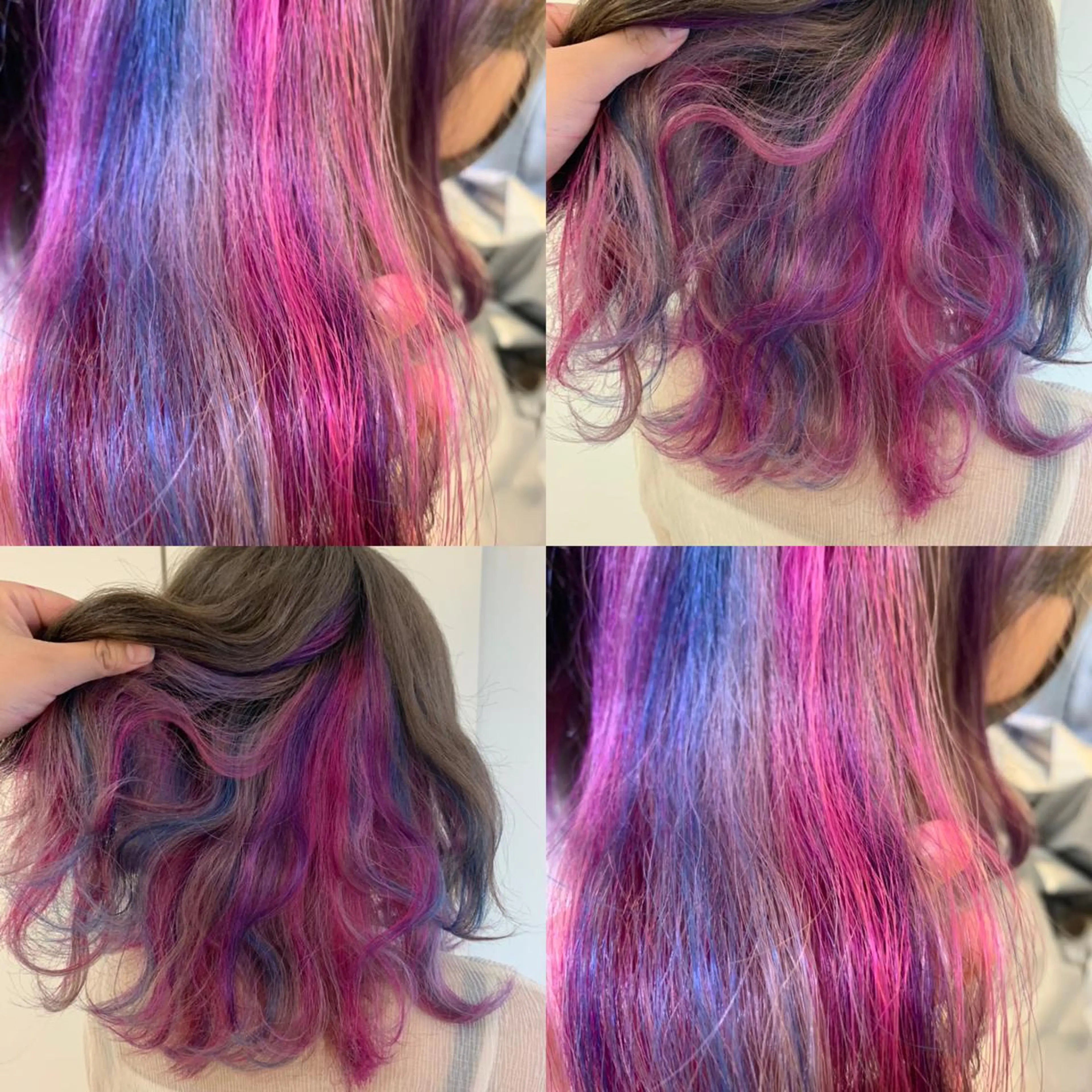 ロング カラー ヘアケア・頭皮ケア デザインカラー/中田のヘアスタイル