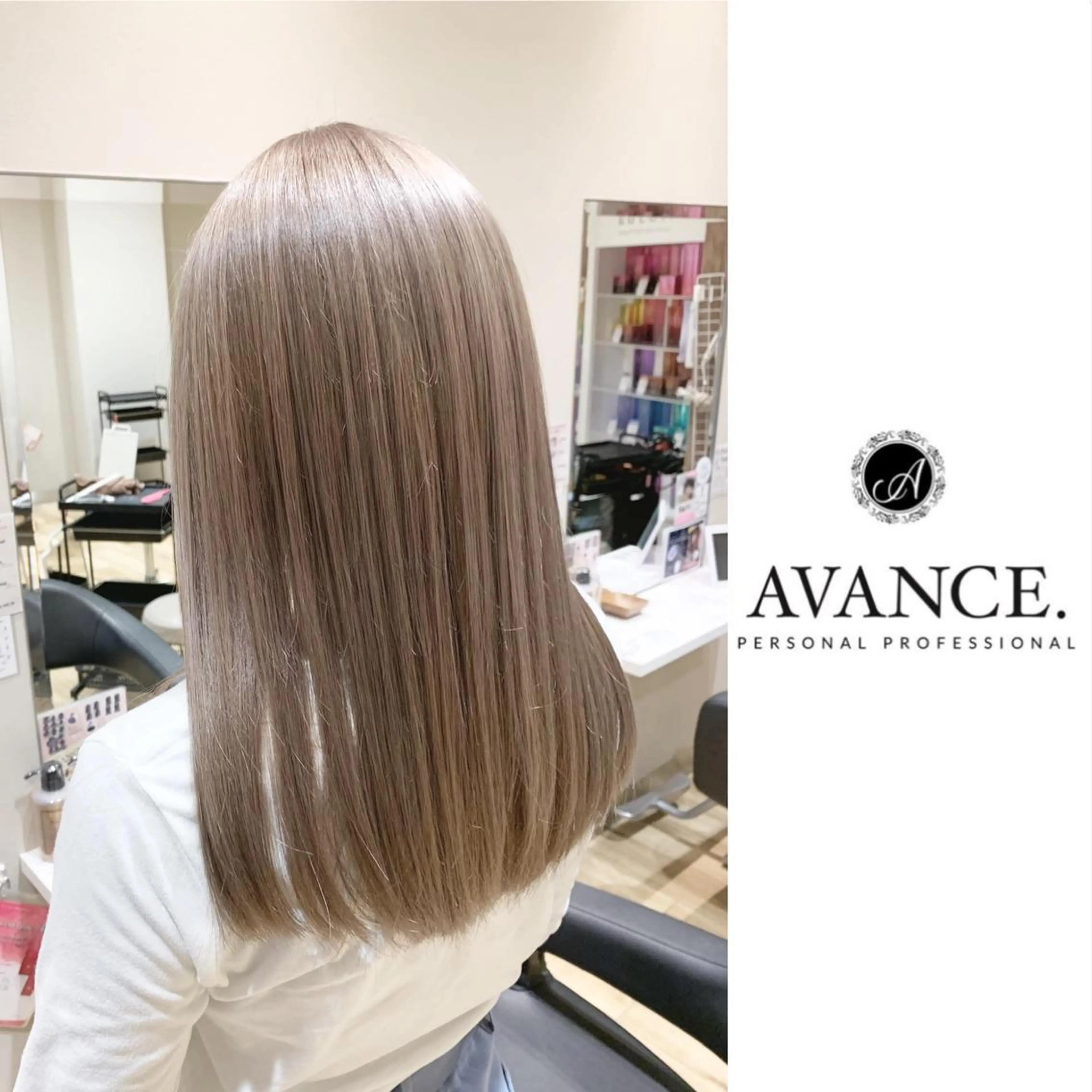 ミディアム カット ヘアカラー トリートメント _WHITE京橋店所属・【White京橋】 岸　拓斗のヘアスタイル
