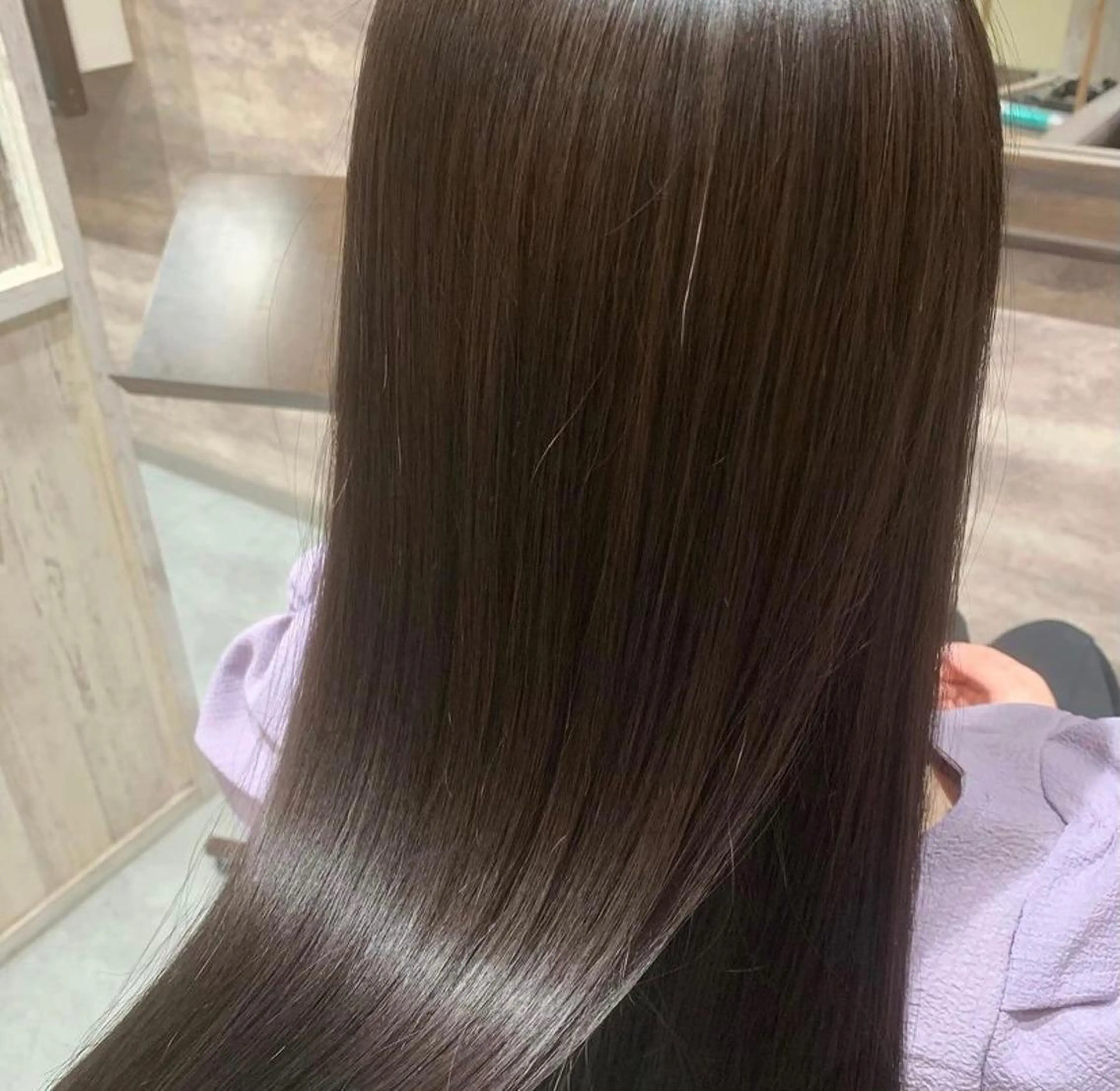 ロング カラー グレージュ 💈Blanco💈 カラー&ケア🌈のヘアスタイル