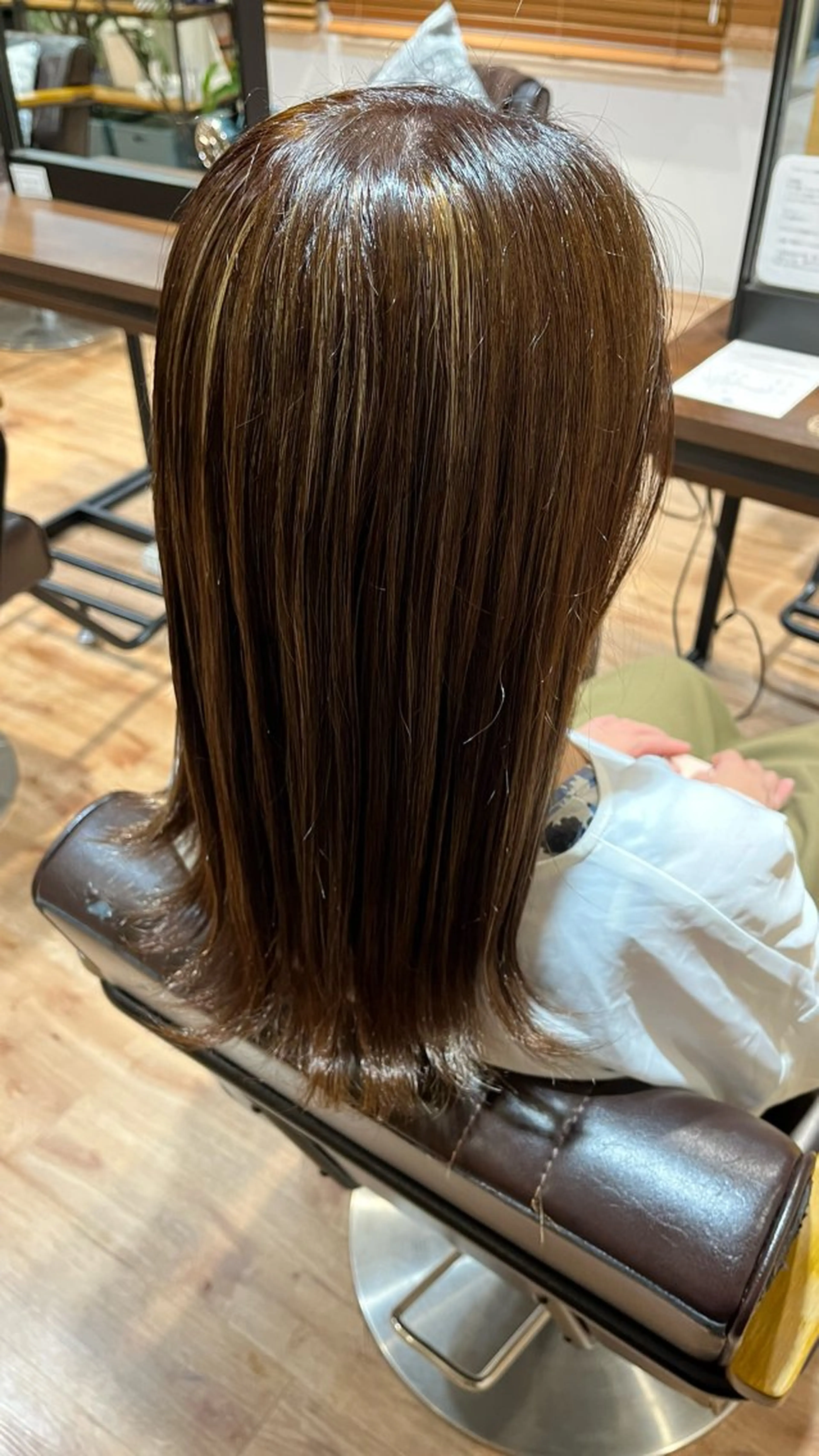 セミロング ハイライト カットモデル募集中/ 関根舞桜のヘアスタイル