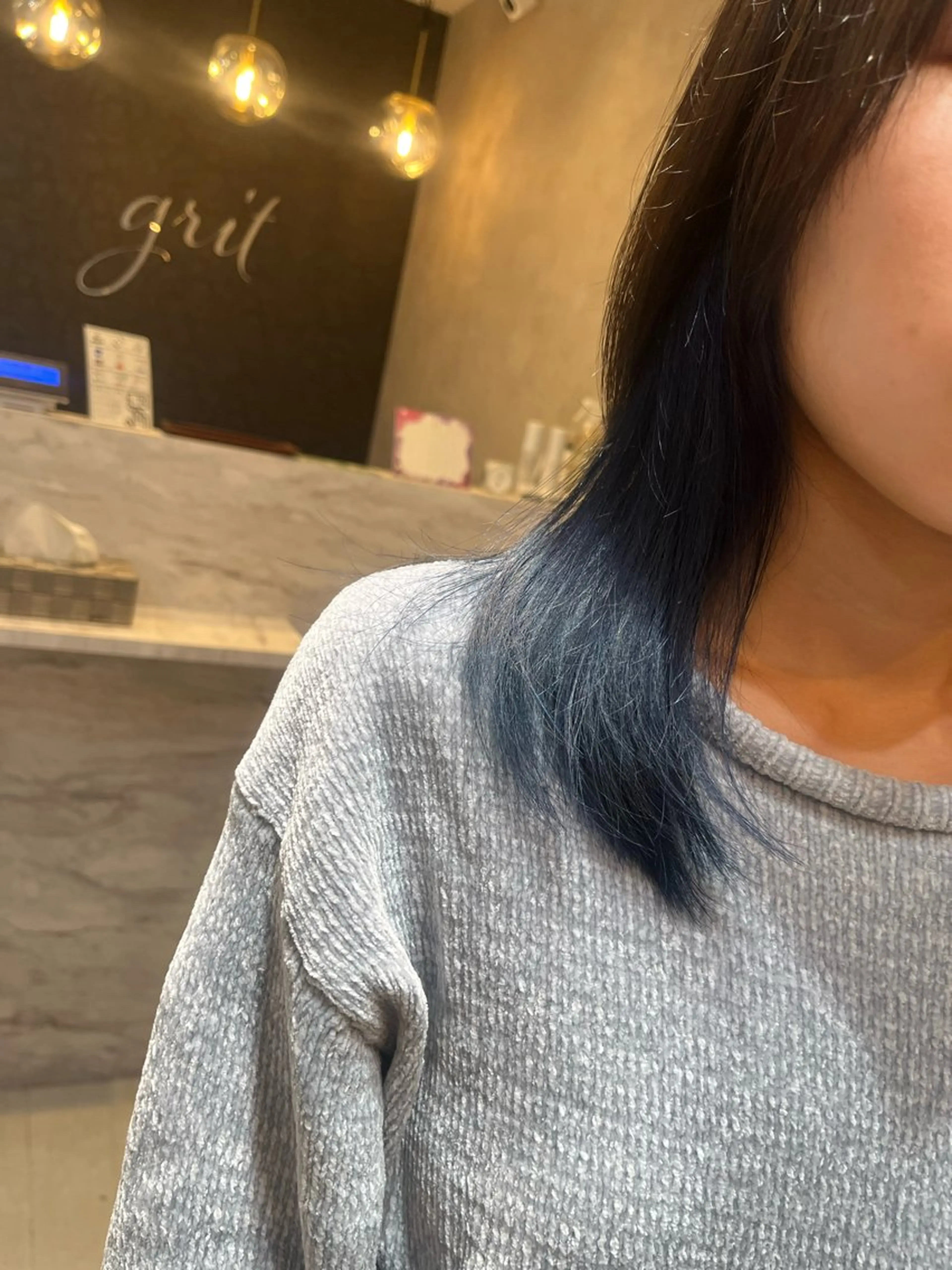 ミディアム カット ヘアカラー トリートメント 森本峻介 ボブ/透明感カラーのヘアスタイル