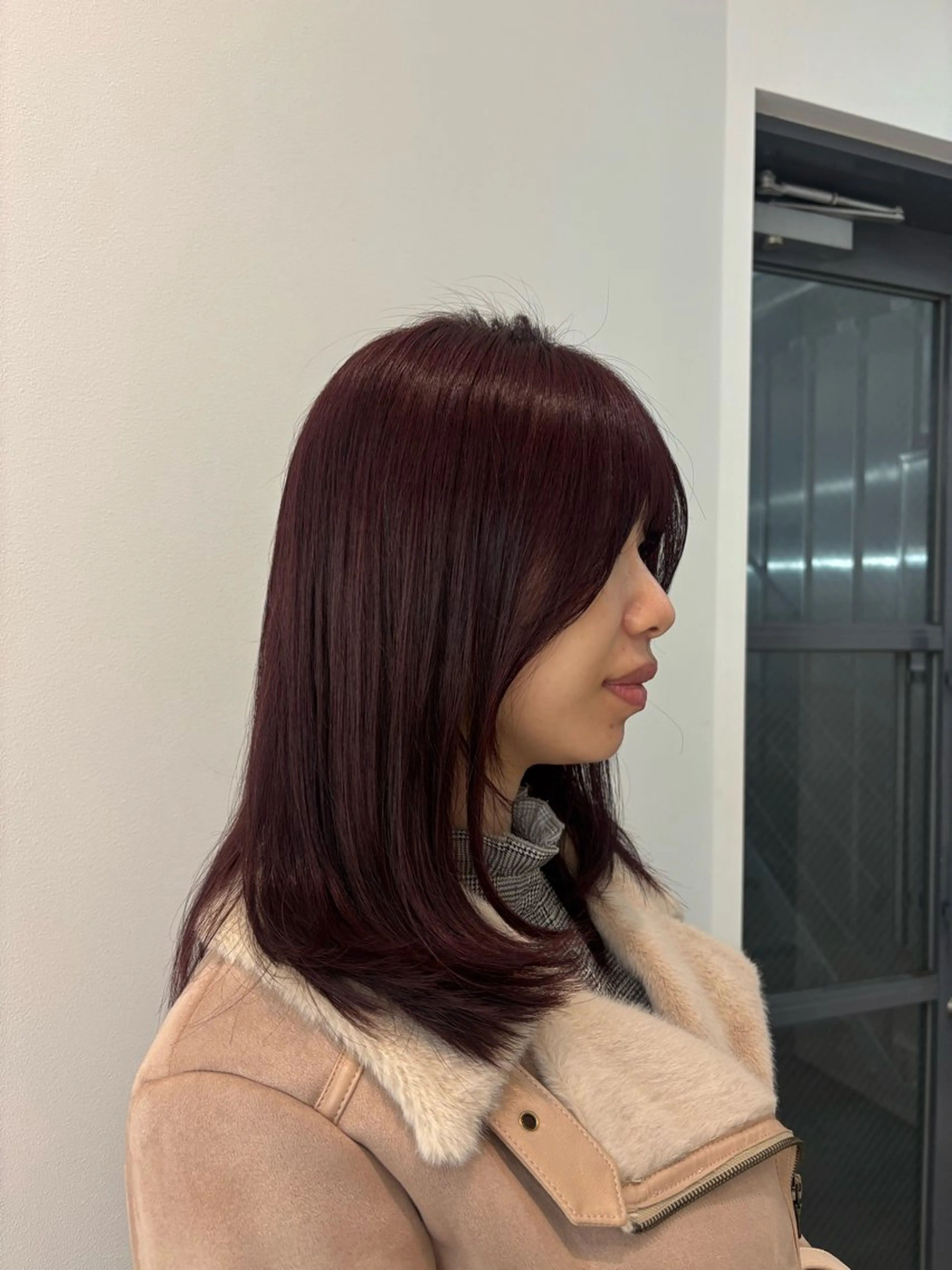 ミディアム ヘアカラー トリートメント unam透明感カラー 🍀_そら🪽のヘアスタイル