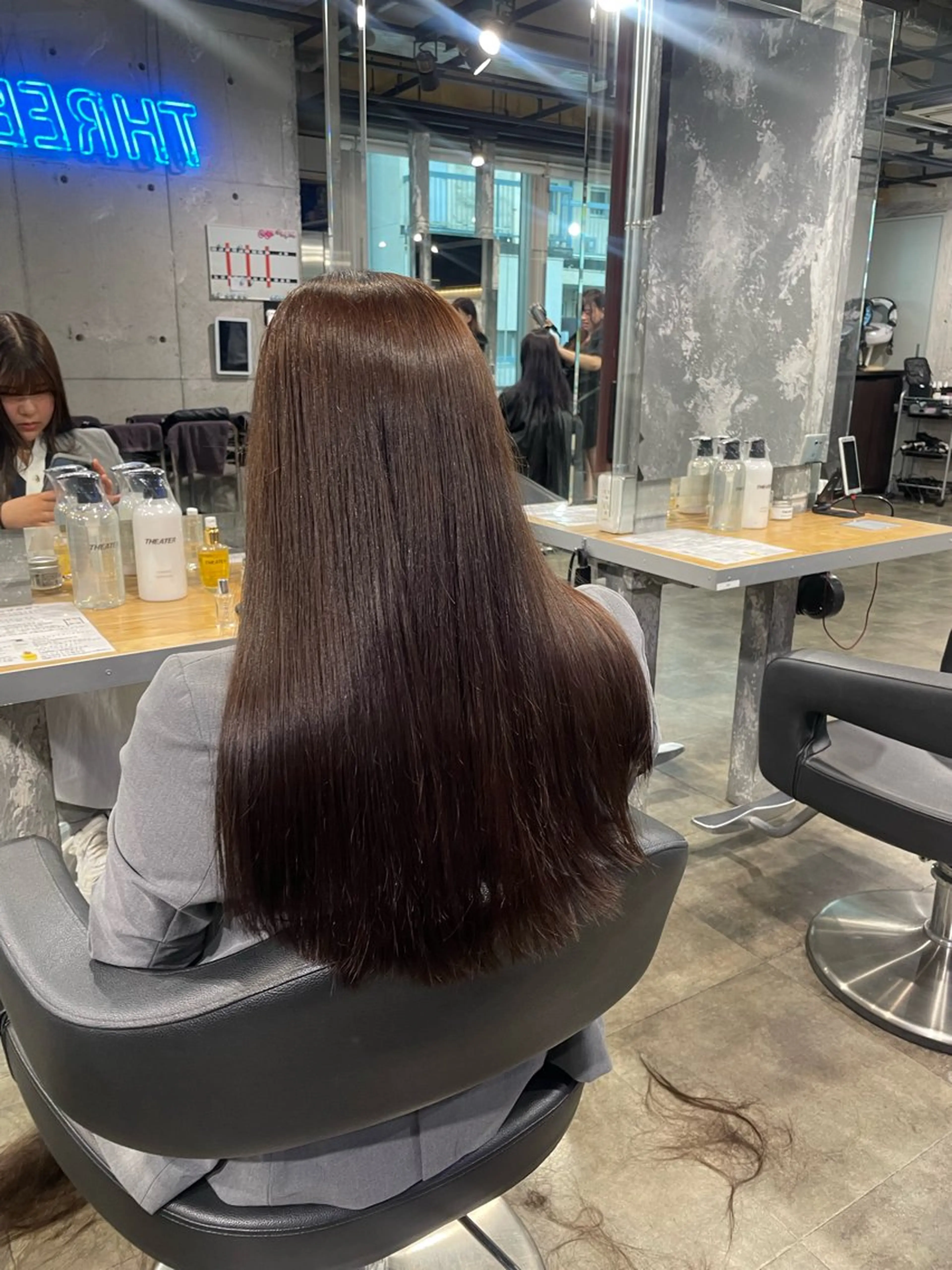 カラー カット ヘアカラー 🤍韓国ヘア🤍透明 感ベージュ/まりんのヘアスタイル