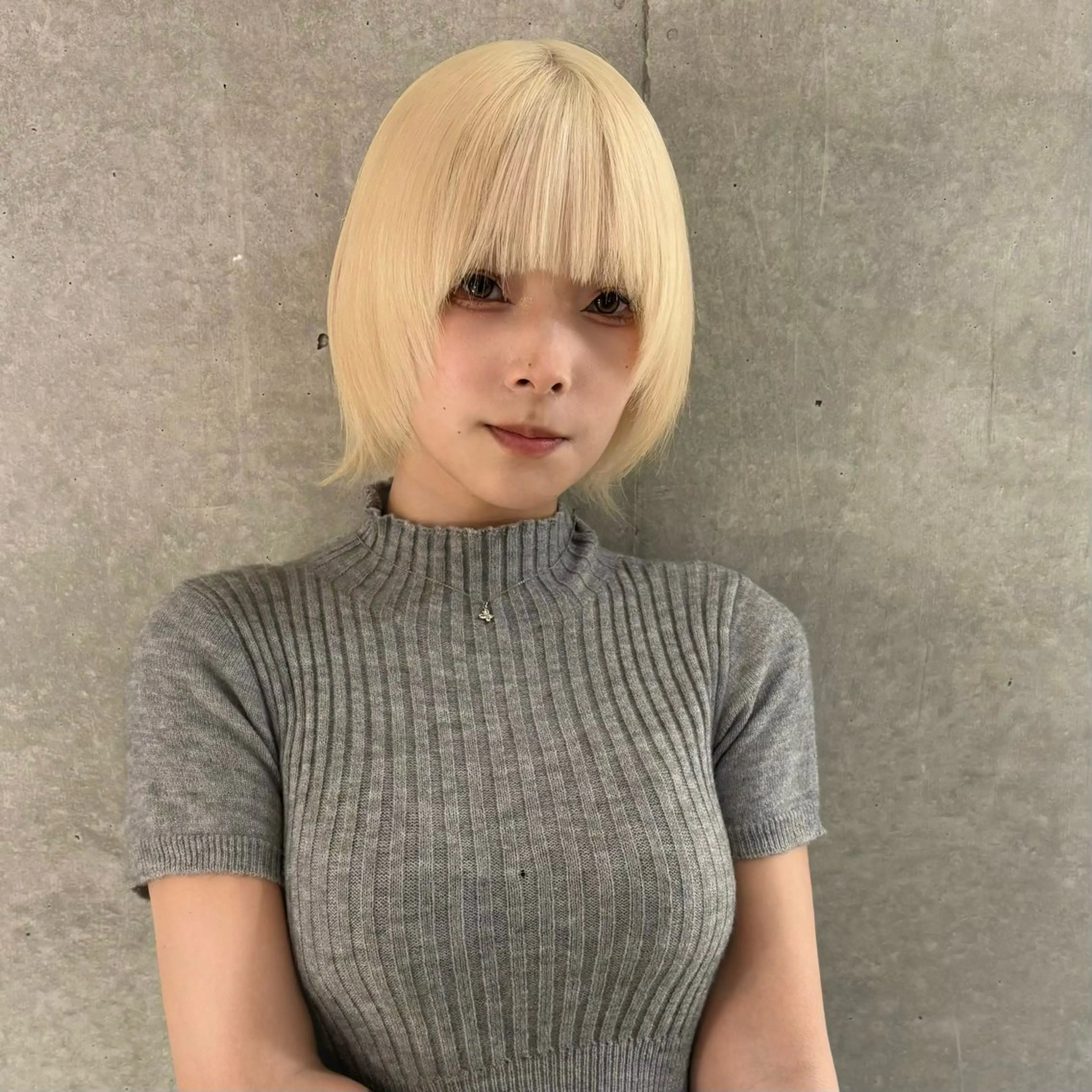 ショート MONIQA sakae所属・hina/ハイトーン /ピンクカラー🎀のヘアスタイル