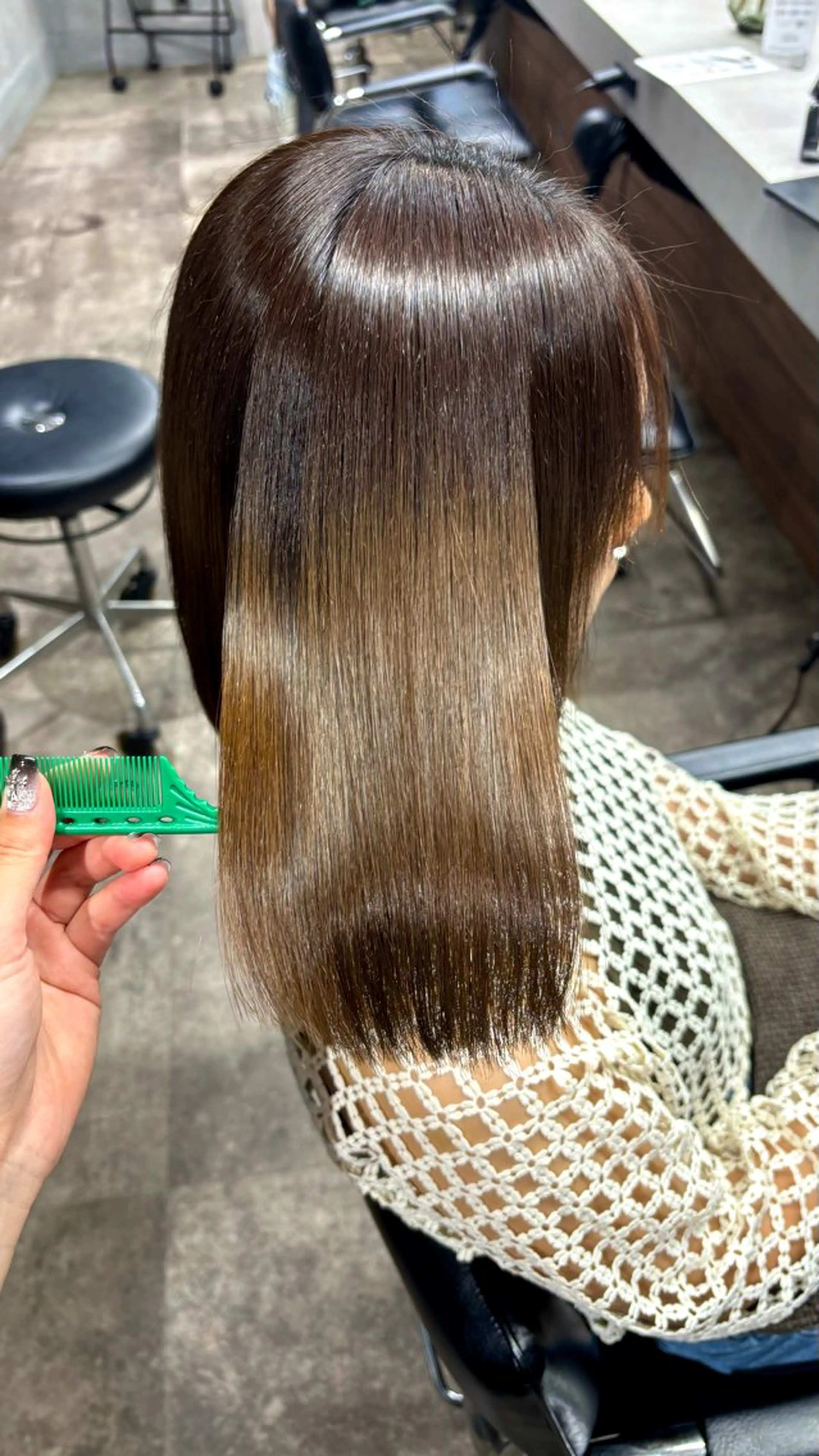 ショート 縮毛矯正 トリートメント ii+U 銀座【アイユーギンザ】所属・Hikaru 銀座美容師のヘアスタイル