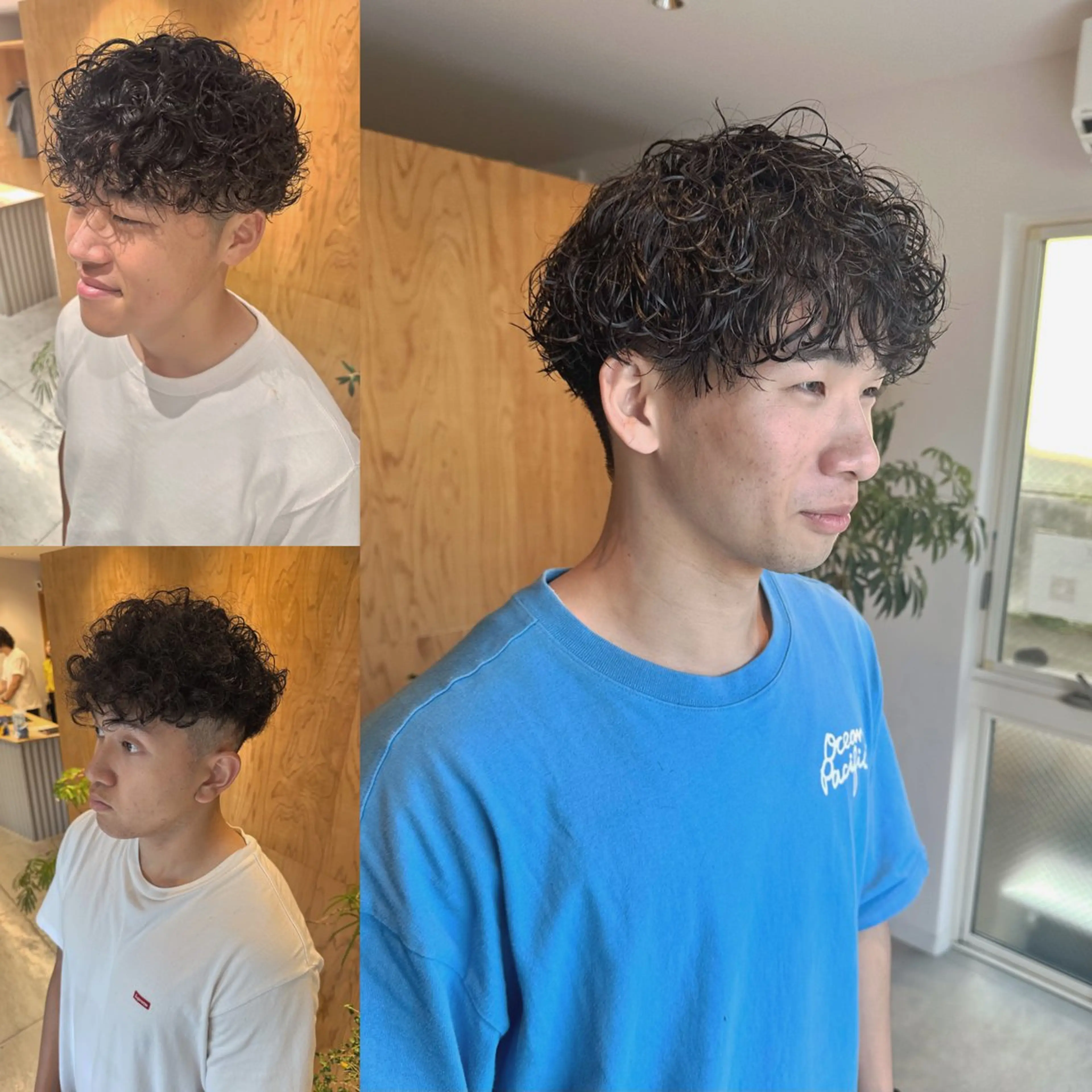 ミディアム パーマ メンズ メンズパーマ達人/ フェード/イツキのヘアスタイル