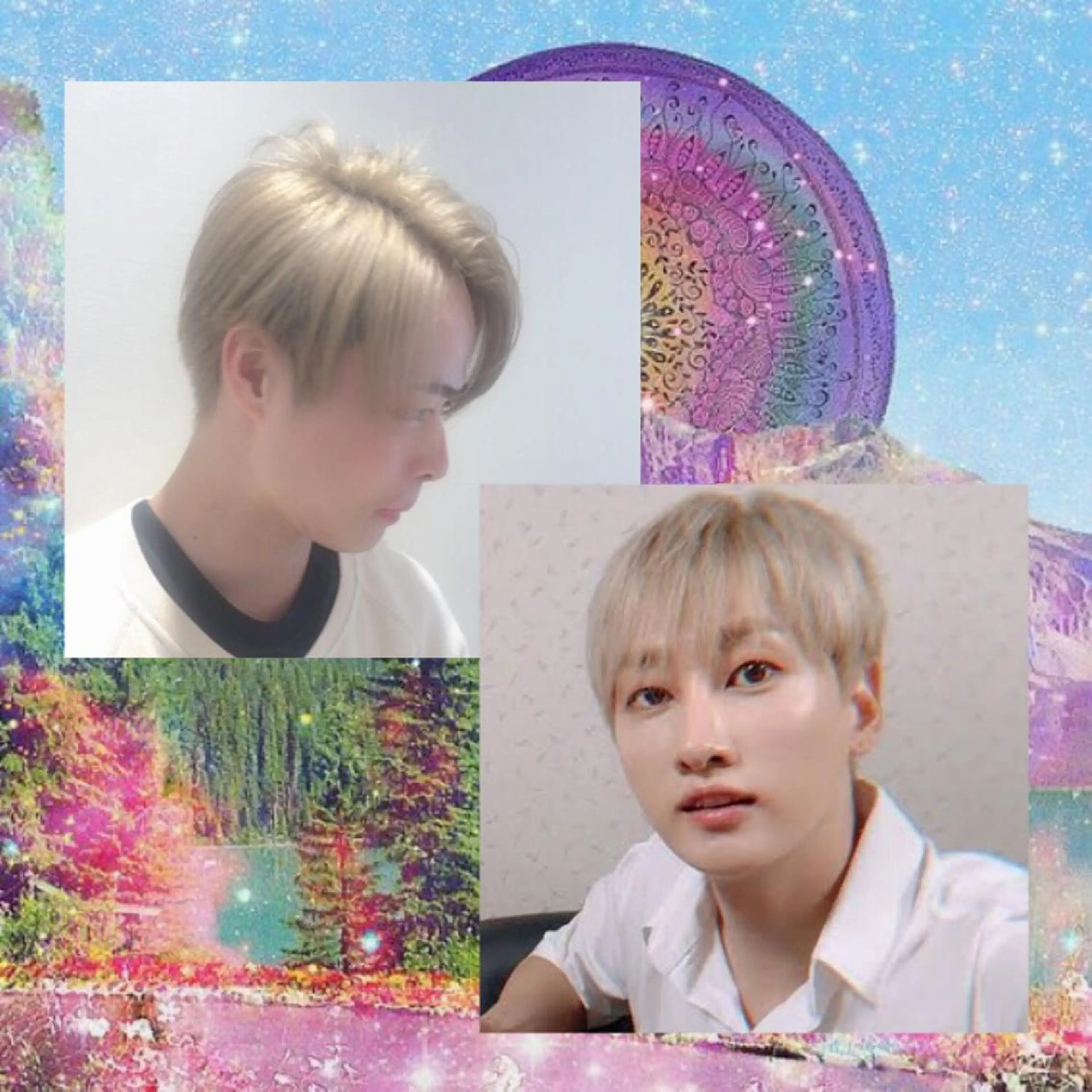 ショート カラー ヘアアレンジ メンズ ベージュカラー ミルクティーベージュ トリートメント eN°byyoureshair所属・🎀若者人気No.1 湯川響🎀のヘアスタイル