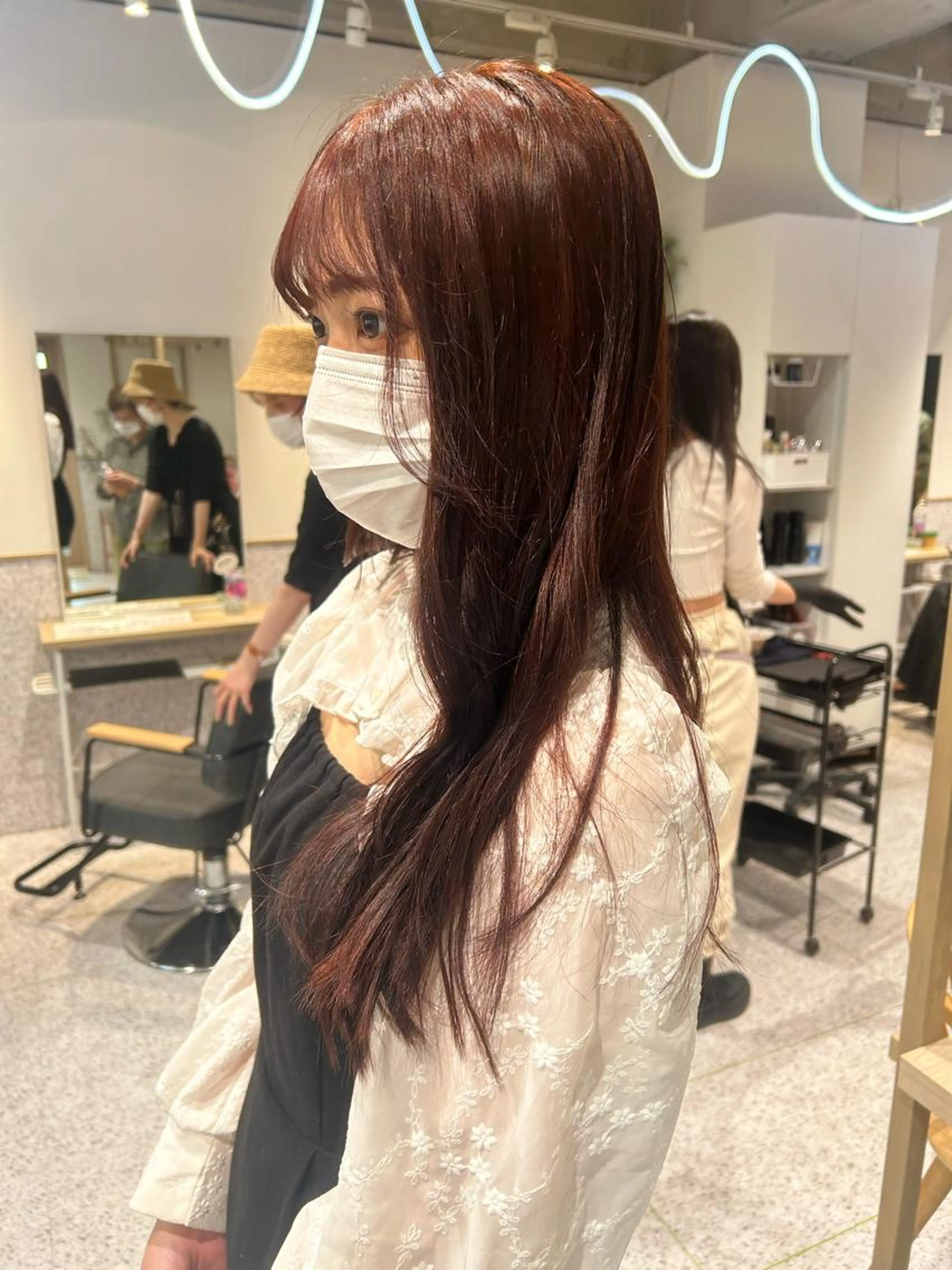💗ヘアカラー&ディープレイヤートリートメント💗の写真