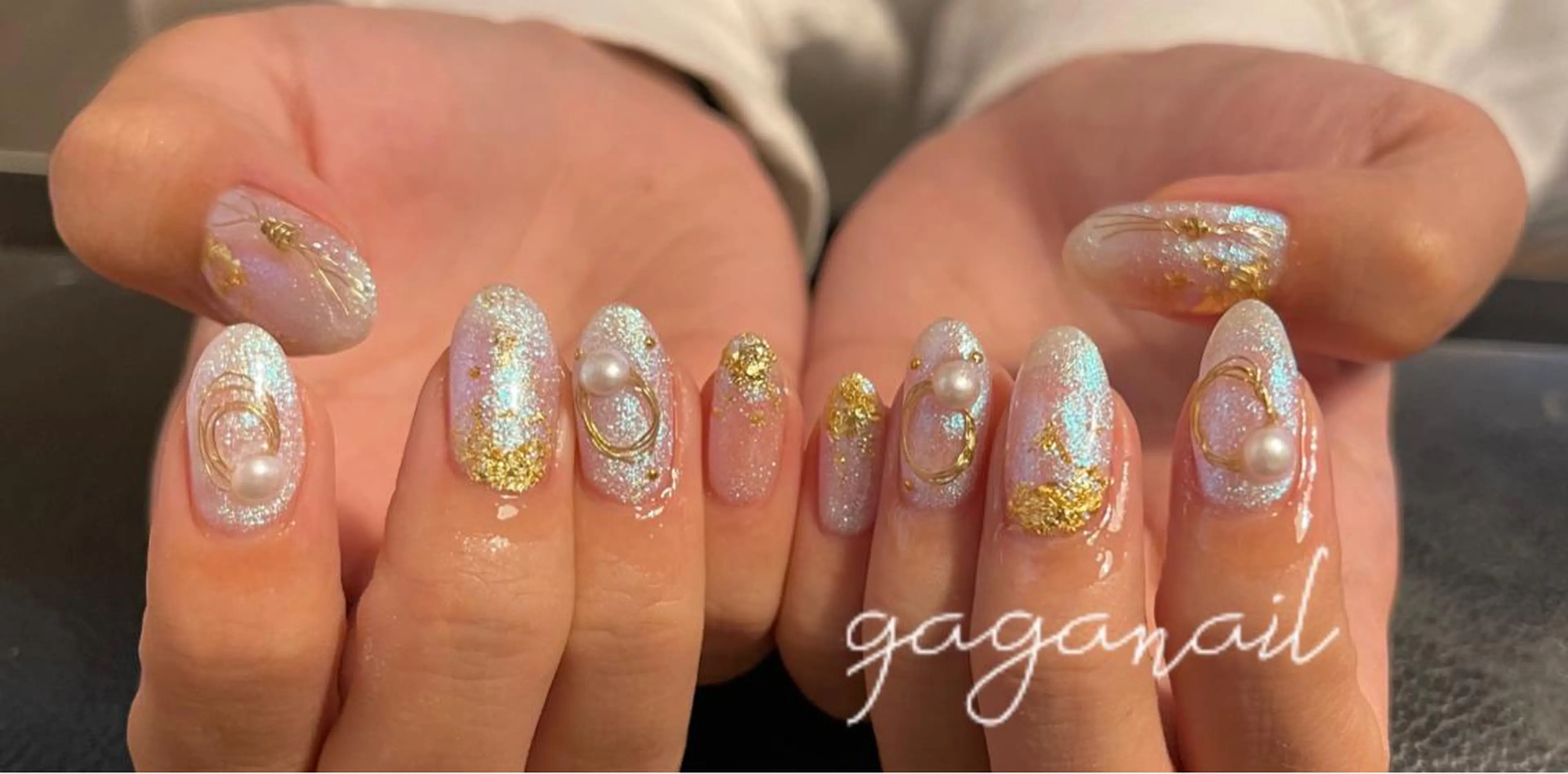ネイル 成人式 持ち込み nailsalon gagaのネイルデザイン