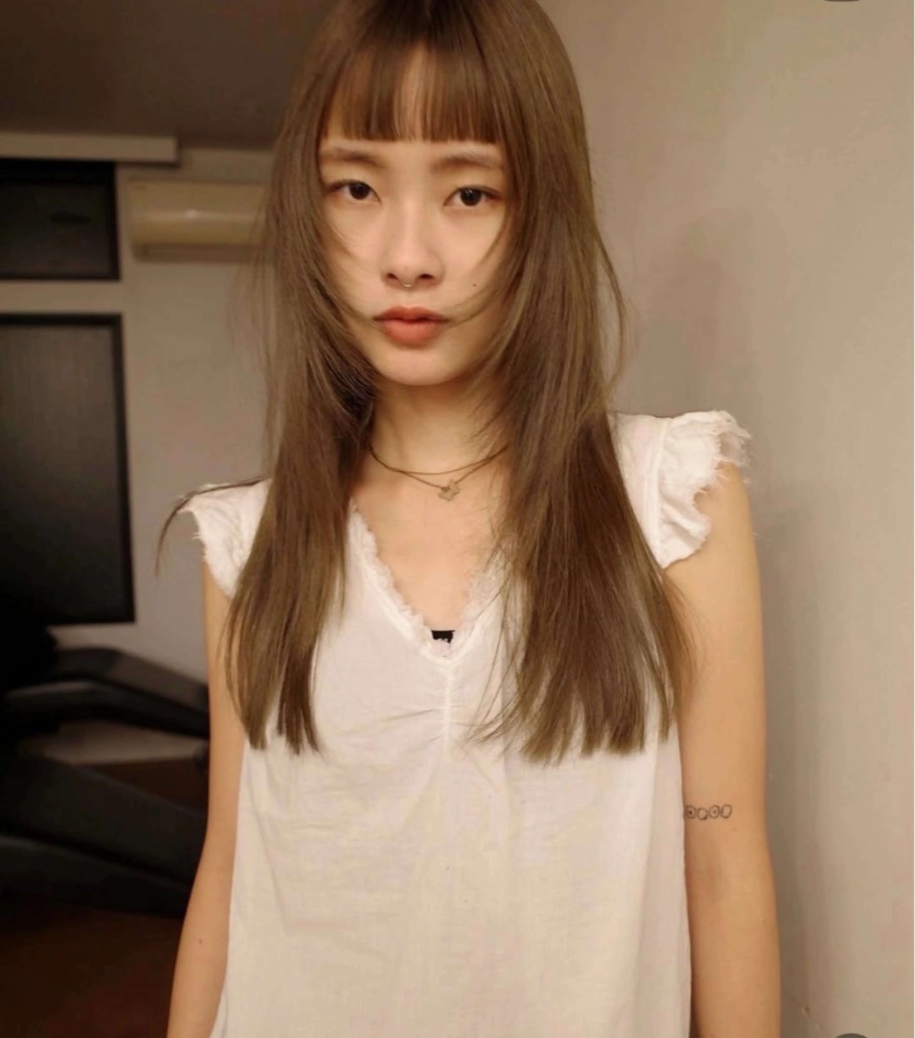 ロング カラー 似合わせカット⚪︎ ／フェイスレイヤーのヘアスタイル