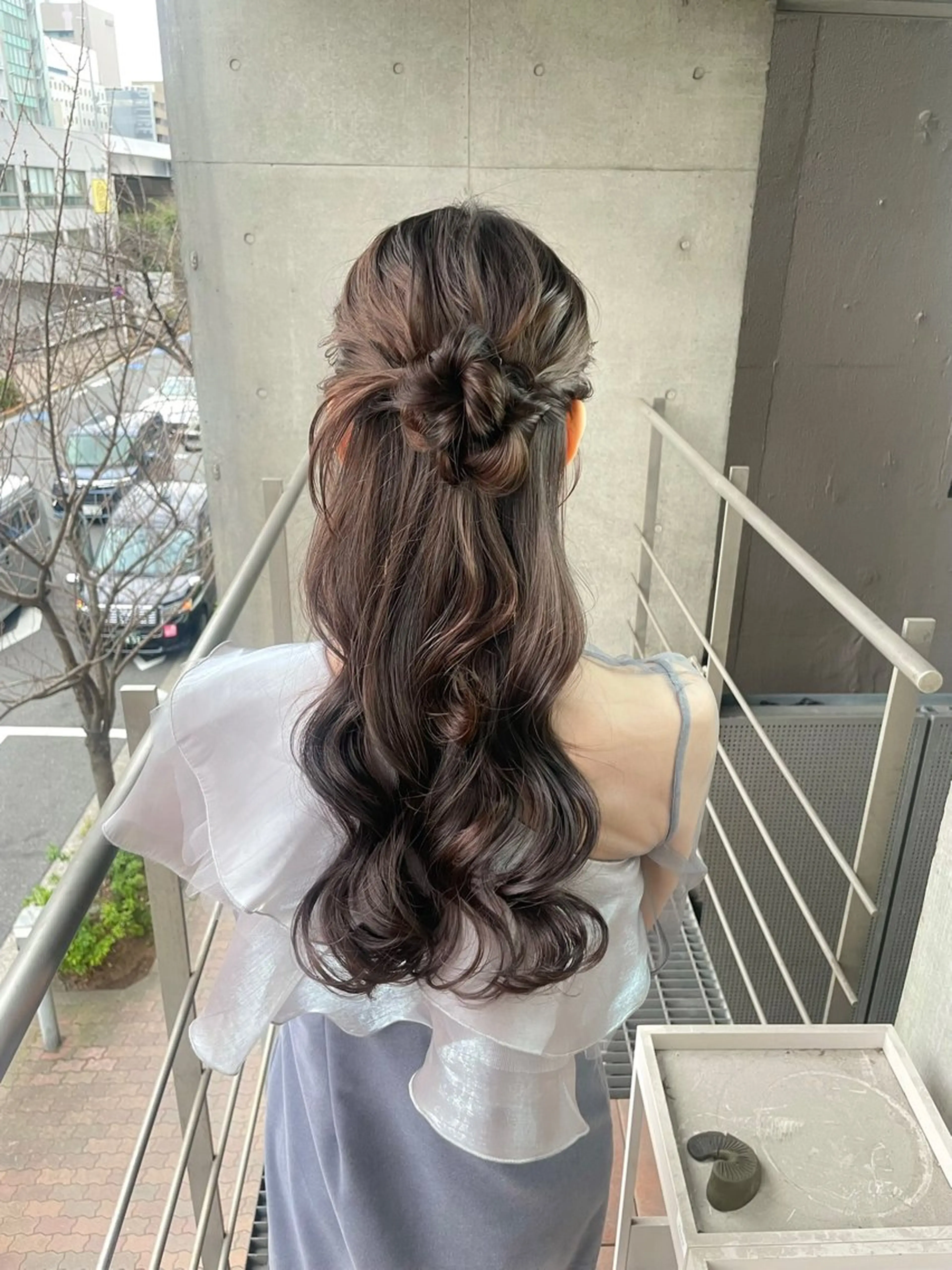 ロング ヘアアレンジ ヘアセット ヘアメイク ✴︎Mai✴︎のヘアスタイル
