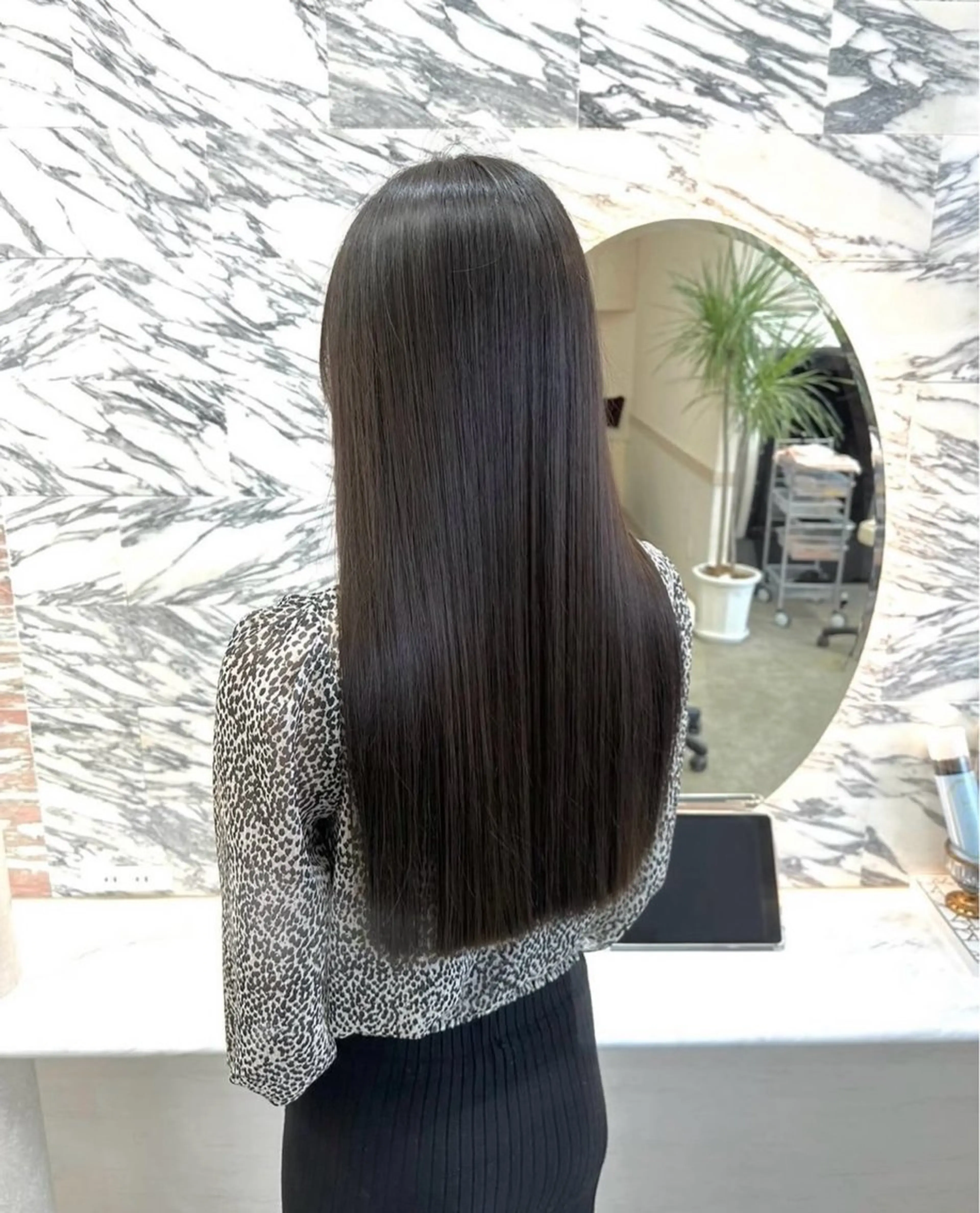 ロング 縮毛矯正 ハイトーンの天才 shuheiのヘアスタイル