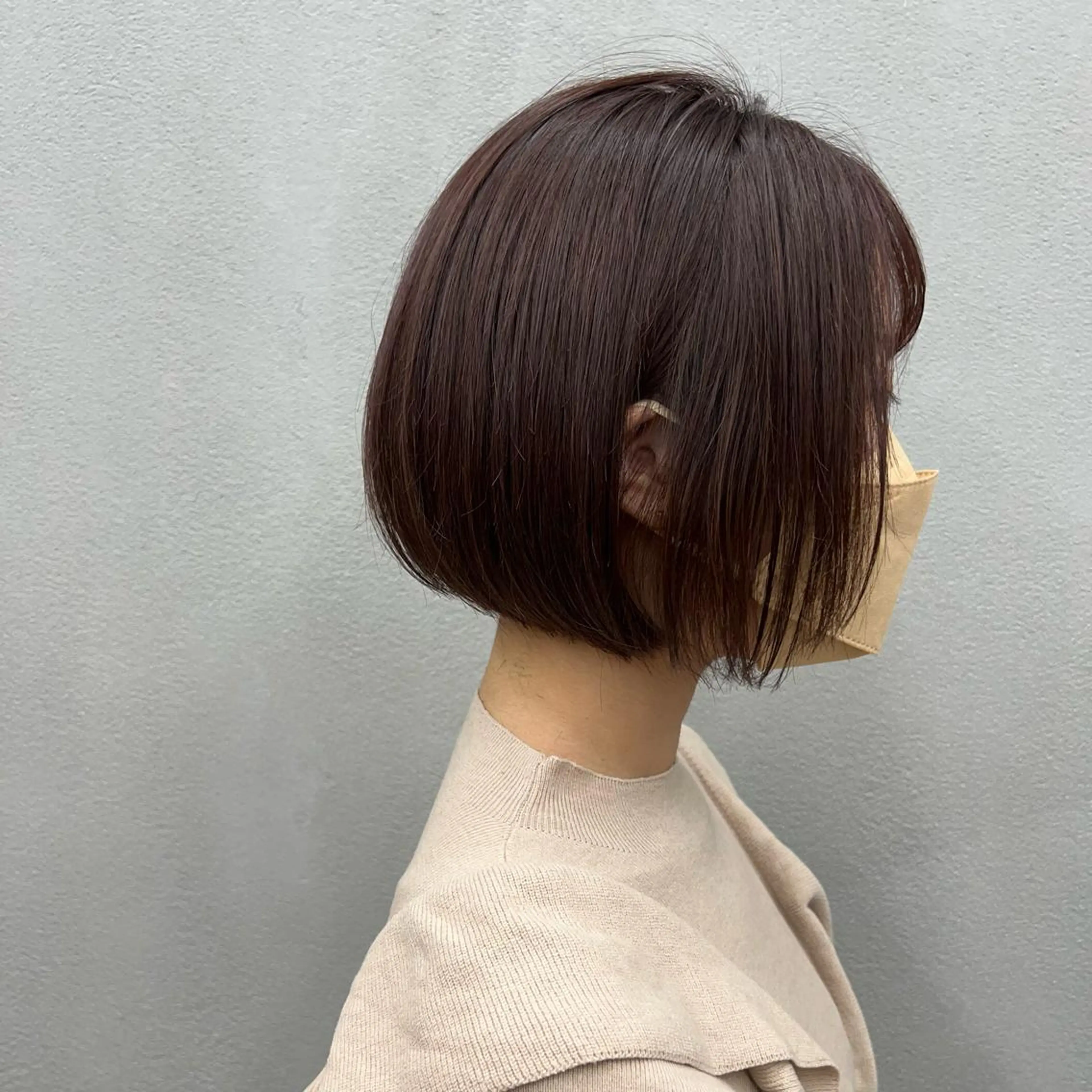 ショート ボブ カット ヘアカラー トリートメント お顔まわりカット🌱 emo.村松泉綺のヘアスタイル