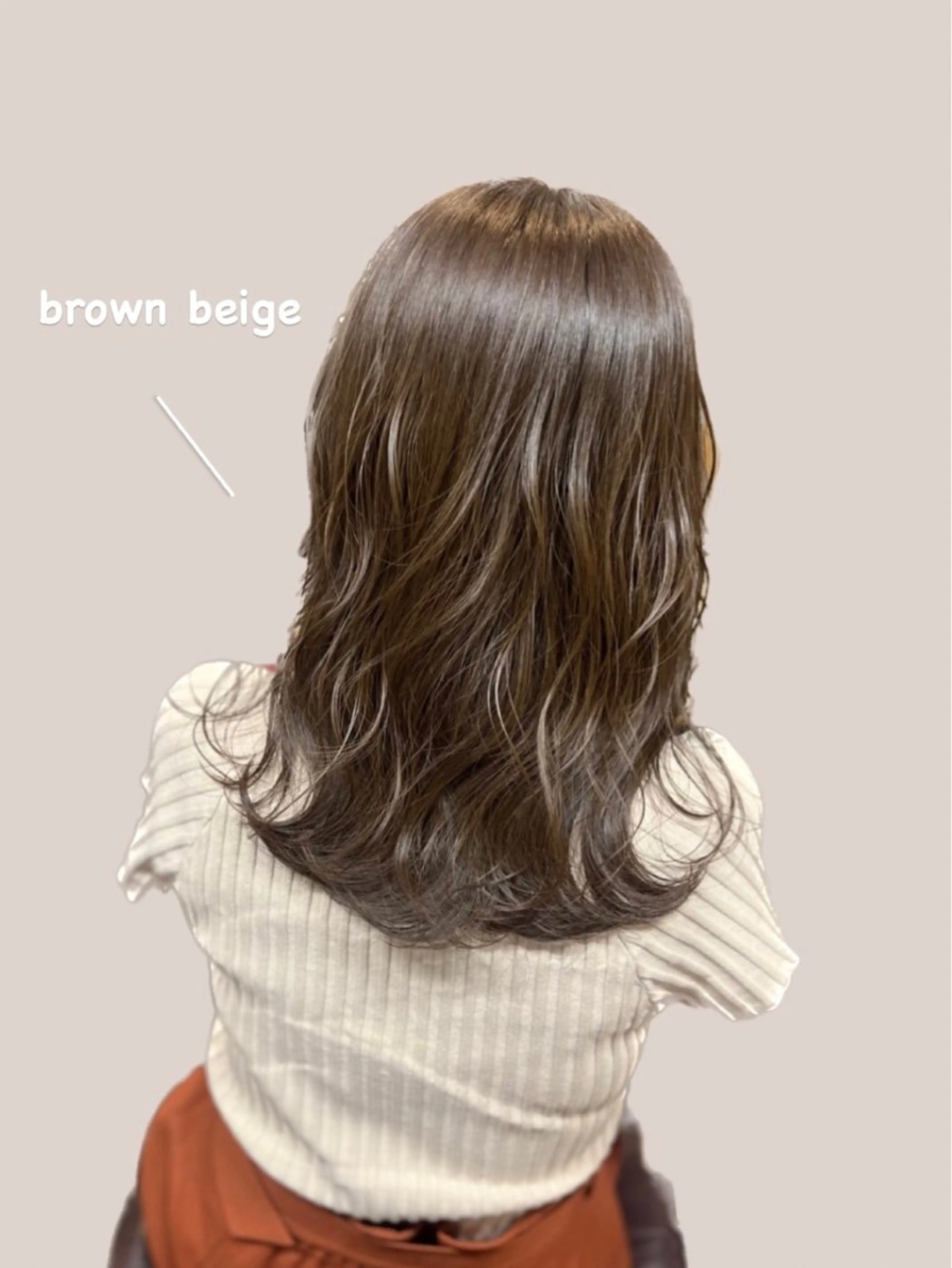 セミロング カラー カット ヘアカラー トリートメント 艶髪🌈ムラカミ サキのヘアスタイル