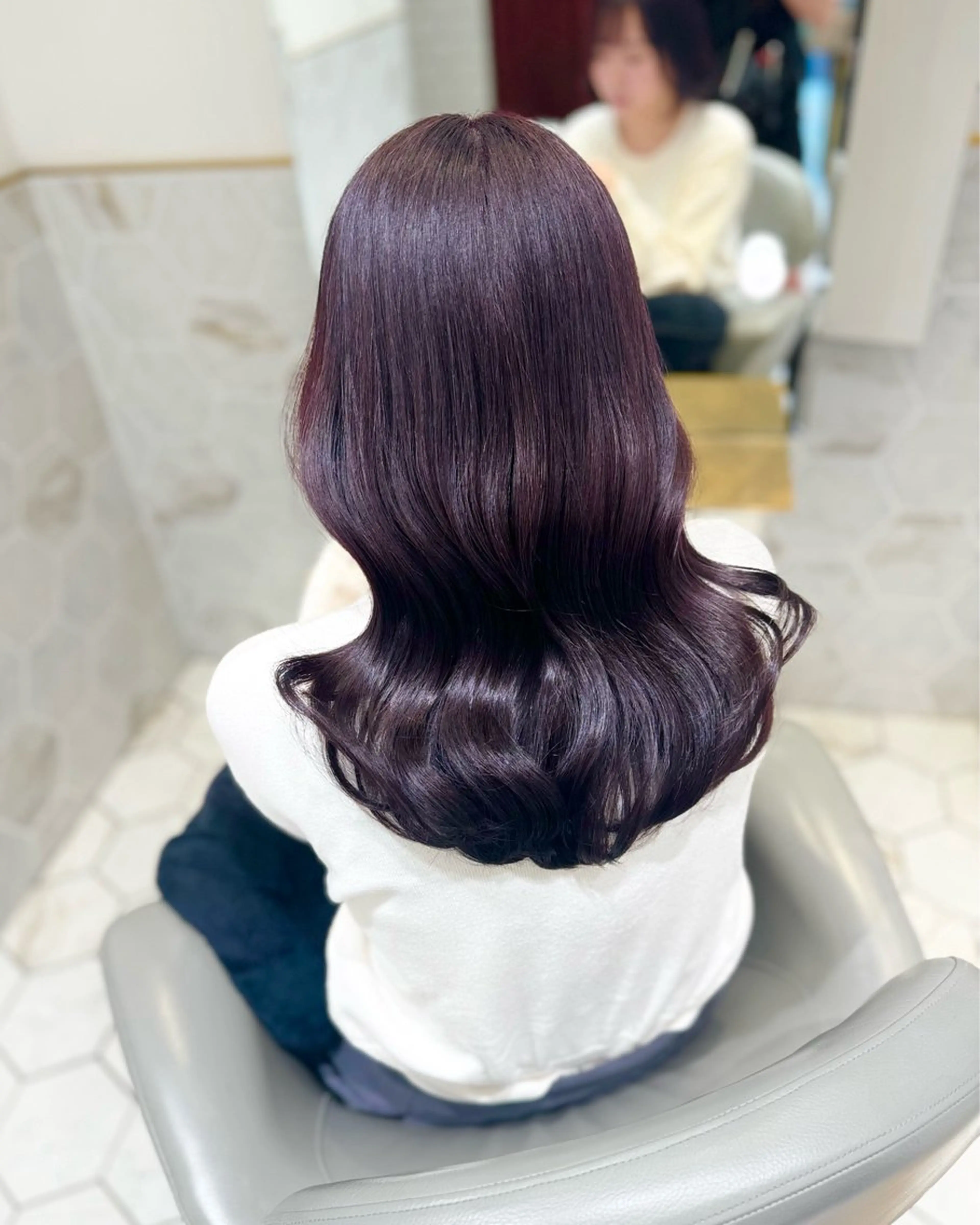 ロング カラー ヘアカラー costes 今井芽依のヘアスタイル