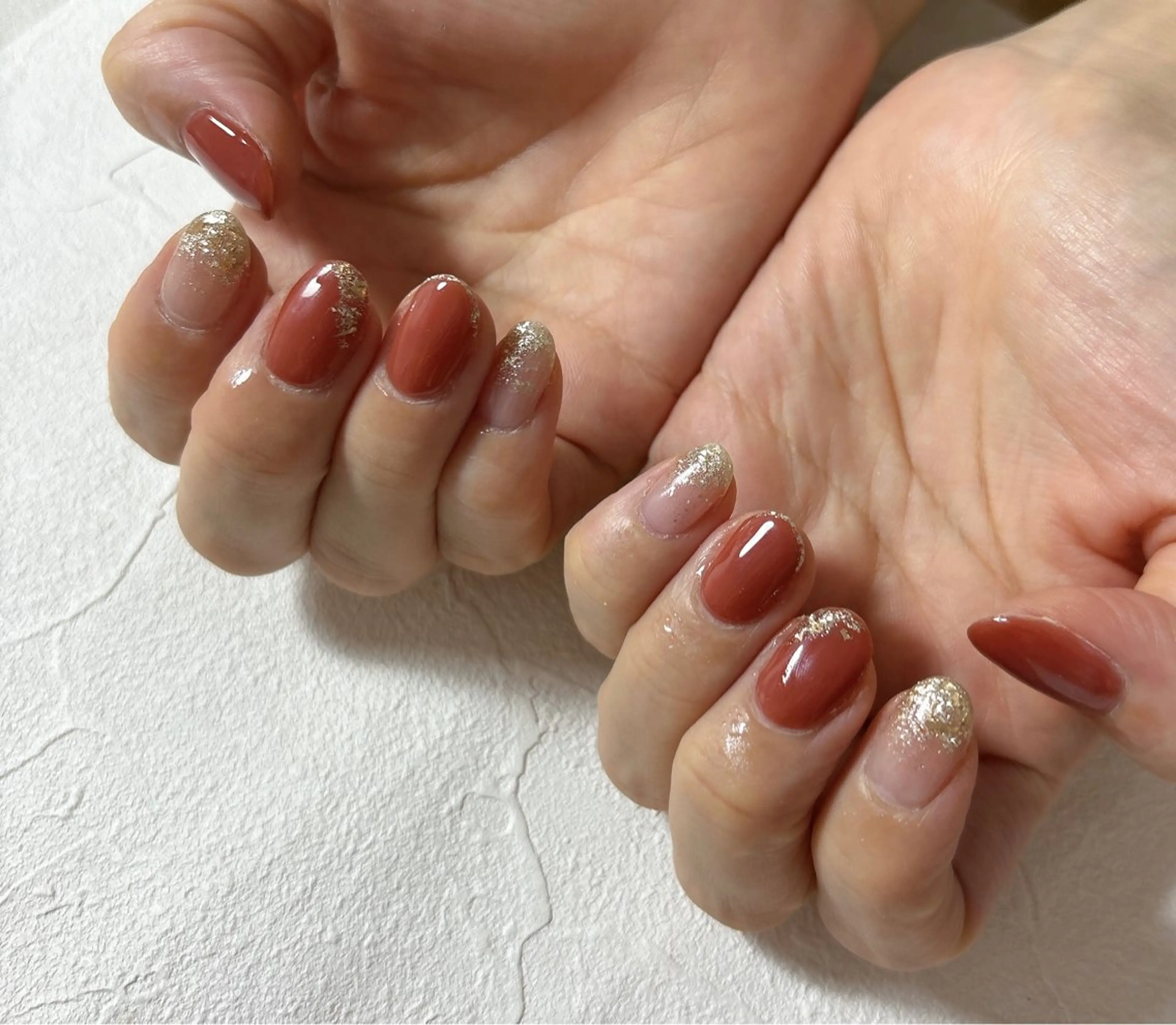 ネイル オーロラネイル フットネイル フレンチネイル ジェルネイル 韓国ネイル Mogu nail 二子玉川のネイルデザイン