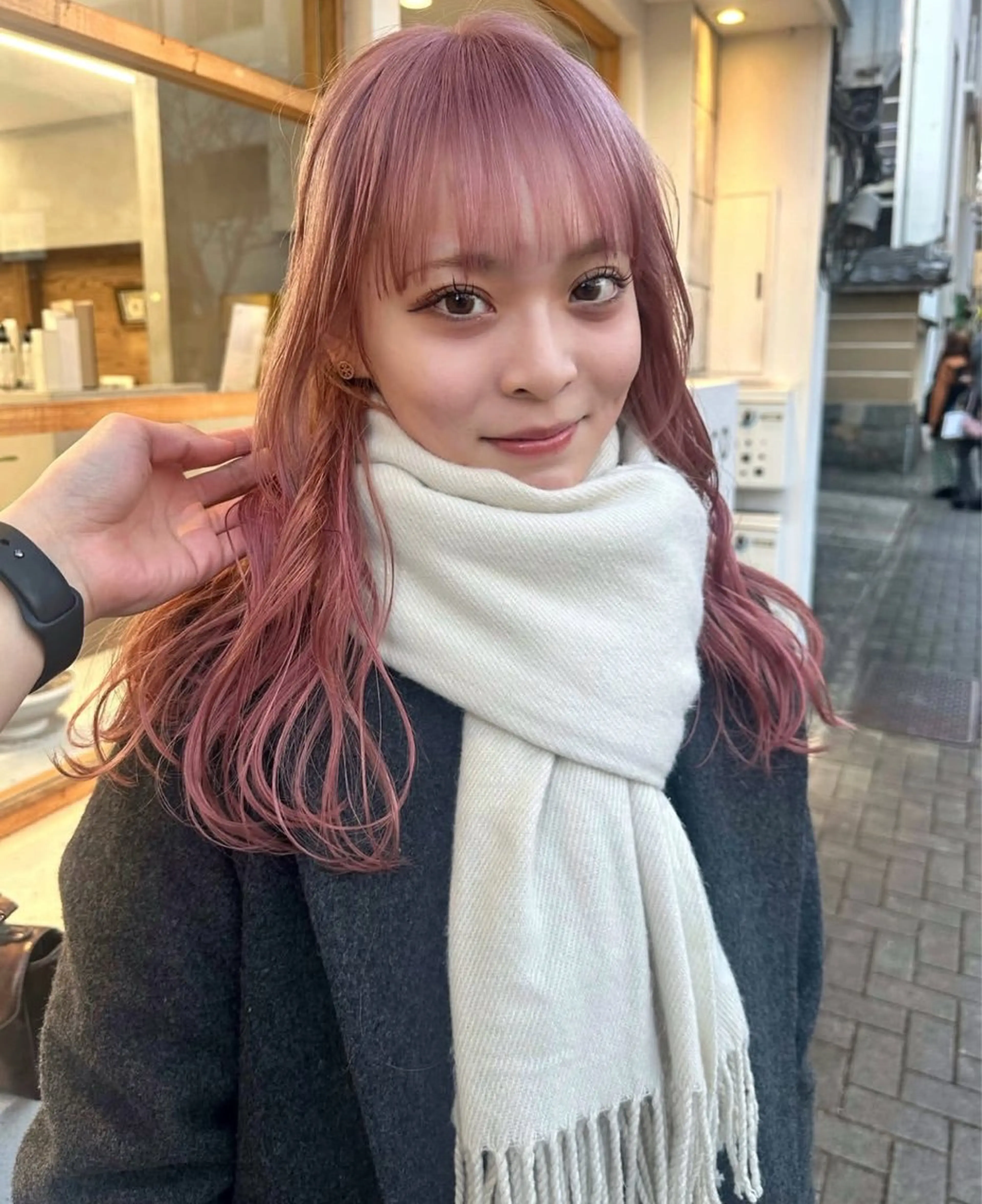 ロング カラー カット ヘアカラー 榛地 渉馬のヘアスタイル