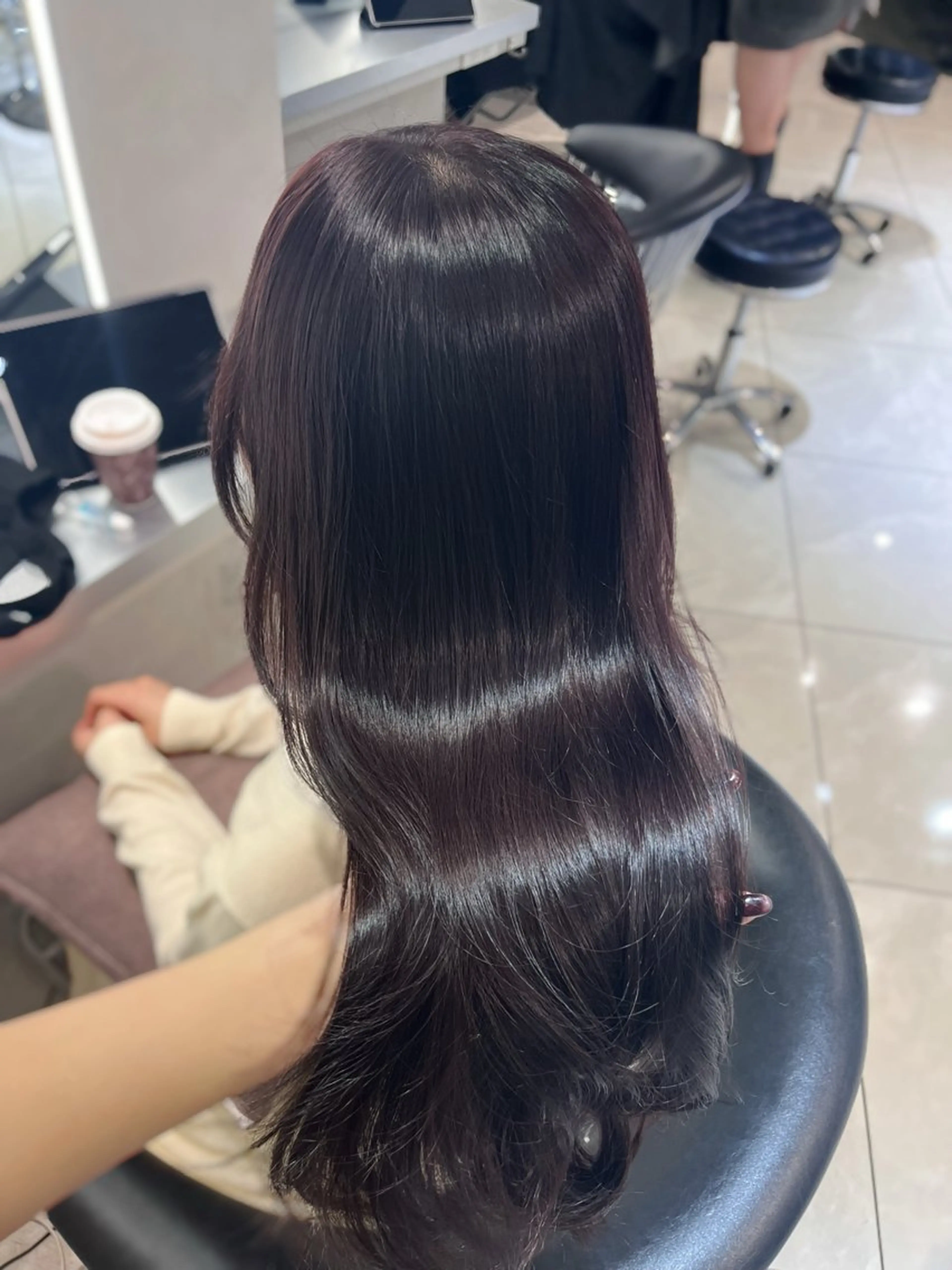 ロング カラー ブラウンカラー ココアブラウン ラベンダーカラー ピンクカラー ピンクラベンダー カット ヘアカラー トリートメント 韓国レイヤー×モテ髪 /MITSUKI🤍のヘアスタイル