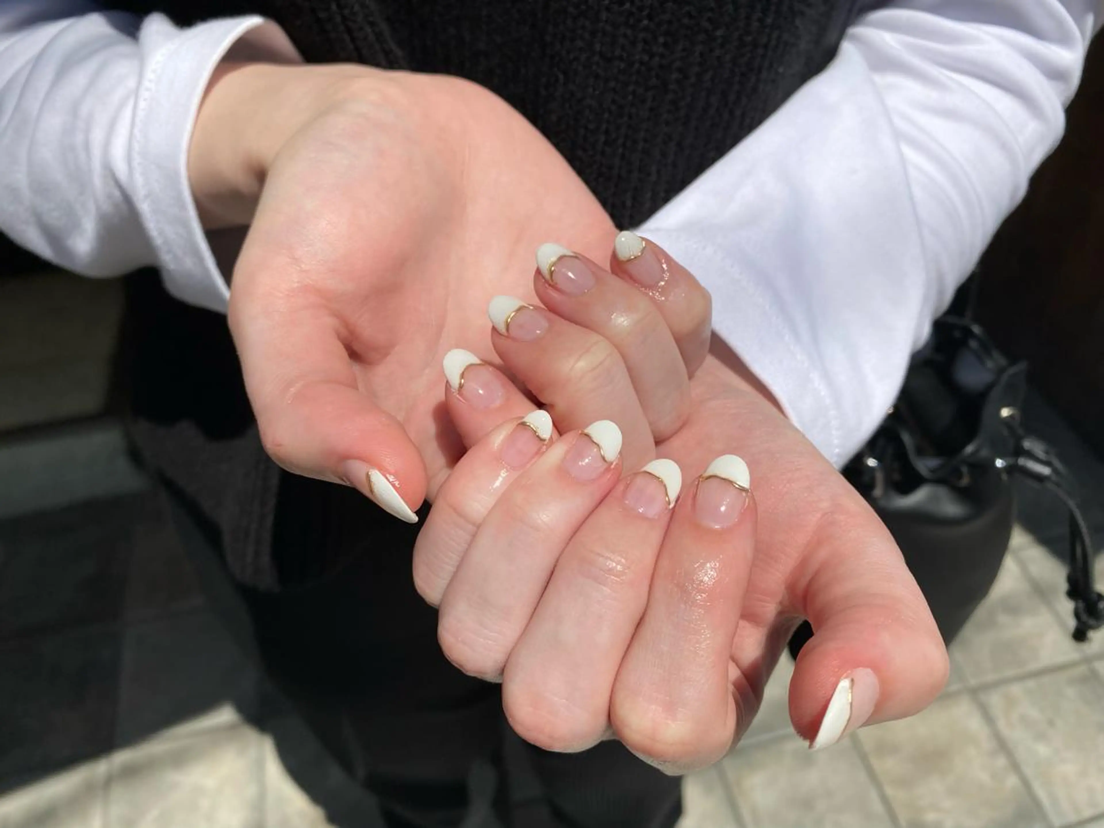 ネイル フレンチネイル ニュアンスネイル ハンドネイル Bianca浦和🪽 藤岡のネイルデザイン