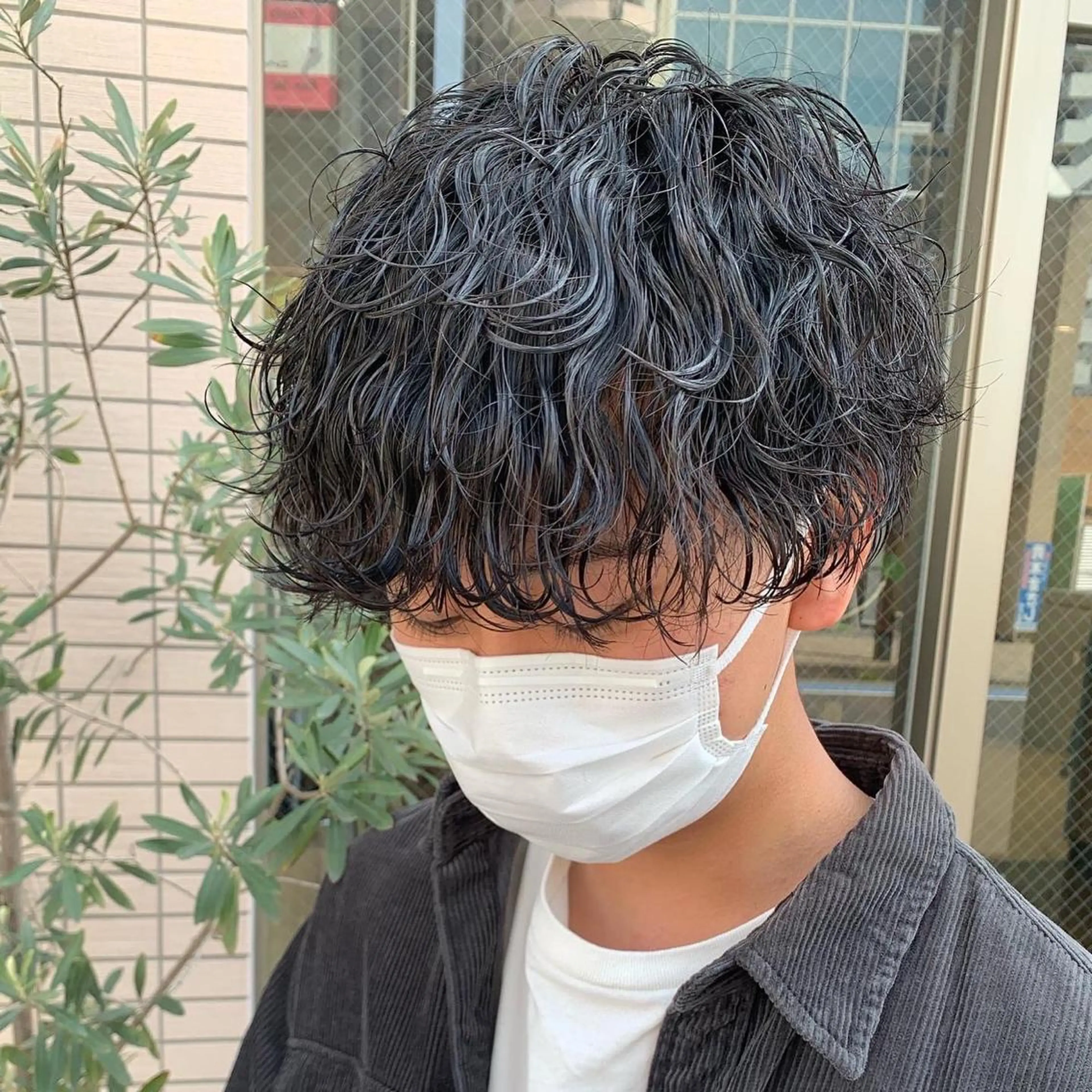 パーマ メンズ メンズパーマ 波巻きパーマ スパイラルパーマ Produce with SALON VILLAGE所属・メッシュパーマ職人/ 窪田 優也/ツイスパのヘアスタイル