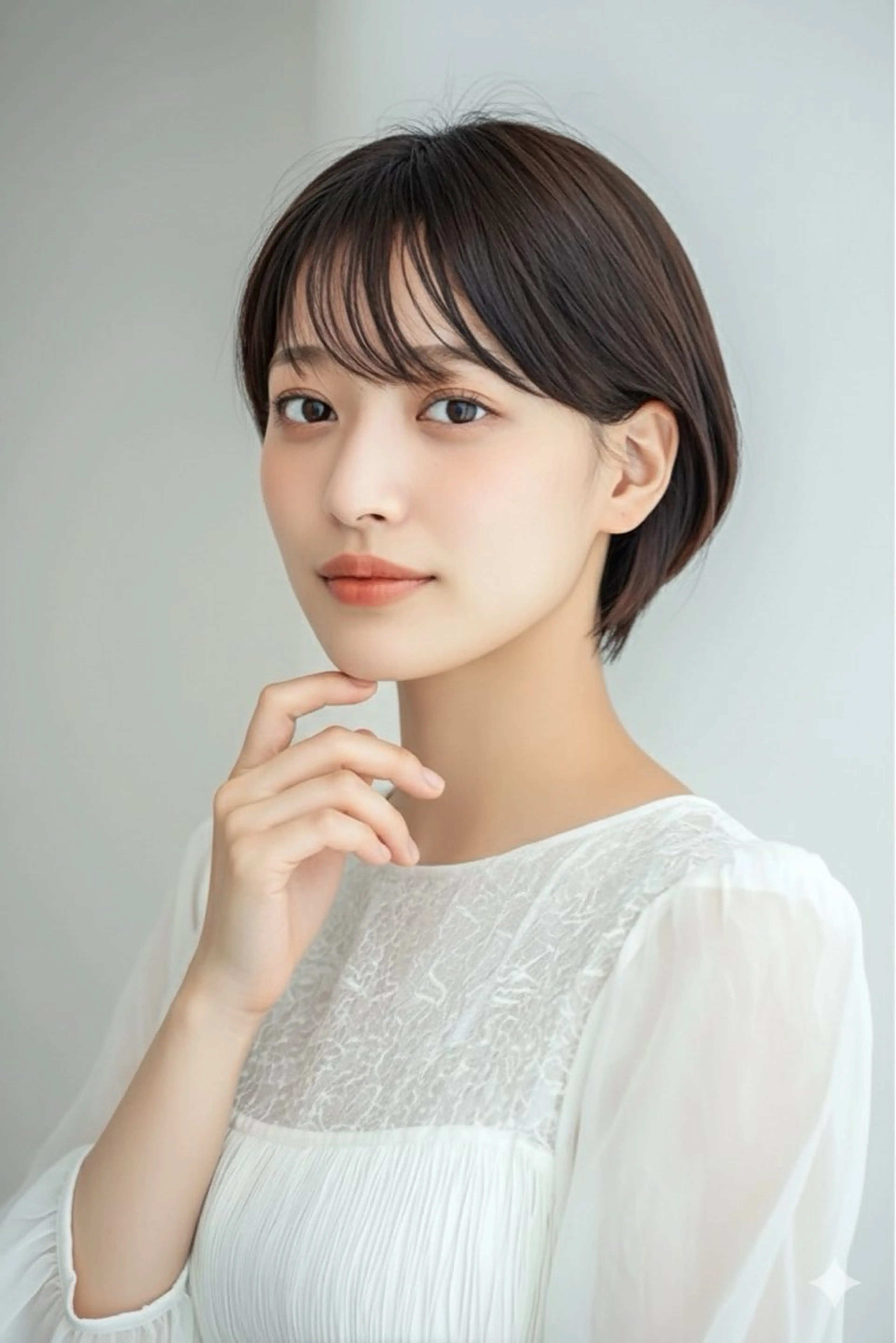 ショート カット ヘアカラー トリートメント ヘッドスパ ヘアセット リベルテ 渋谷のヘアスタイル