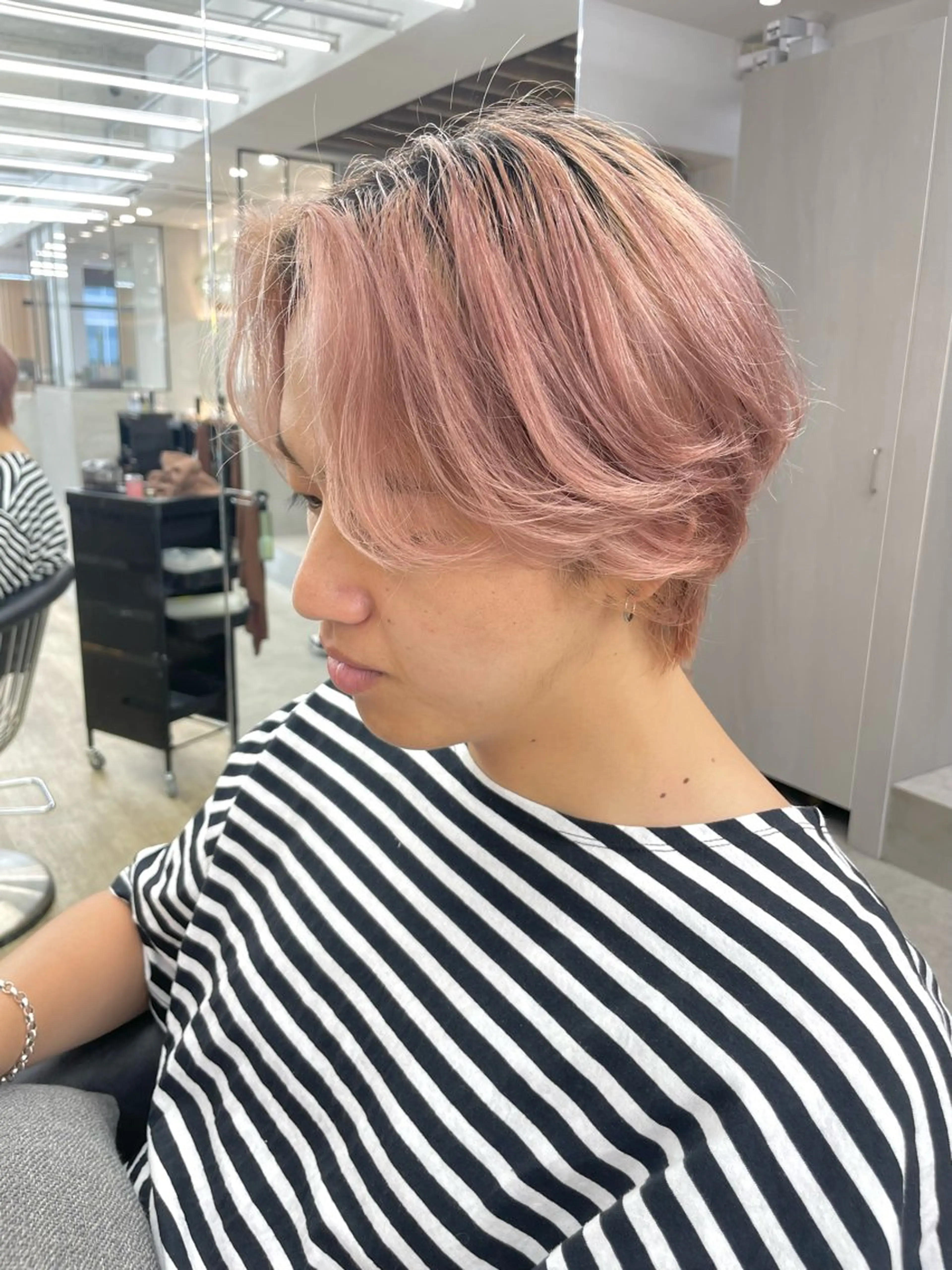 ショート カラー メンズ カット ヘアカラー トリートメント ♥️ブリーチ/ボブ/ レイヤー♥️maiのヘアスタイル