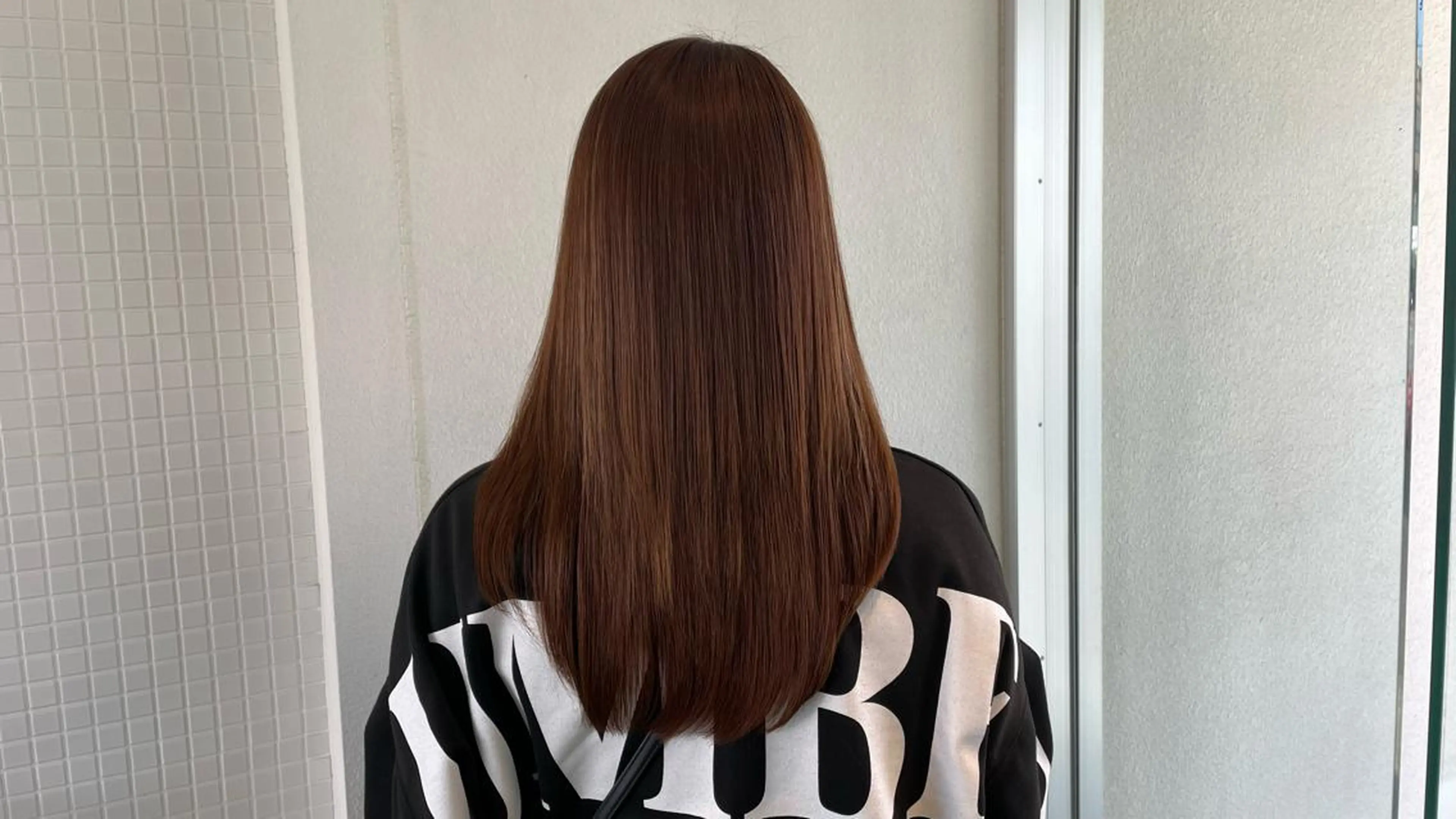 ロング パーマ ストレートパーマ 坂尻 嘉珠也のヘアスタイル