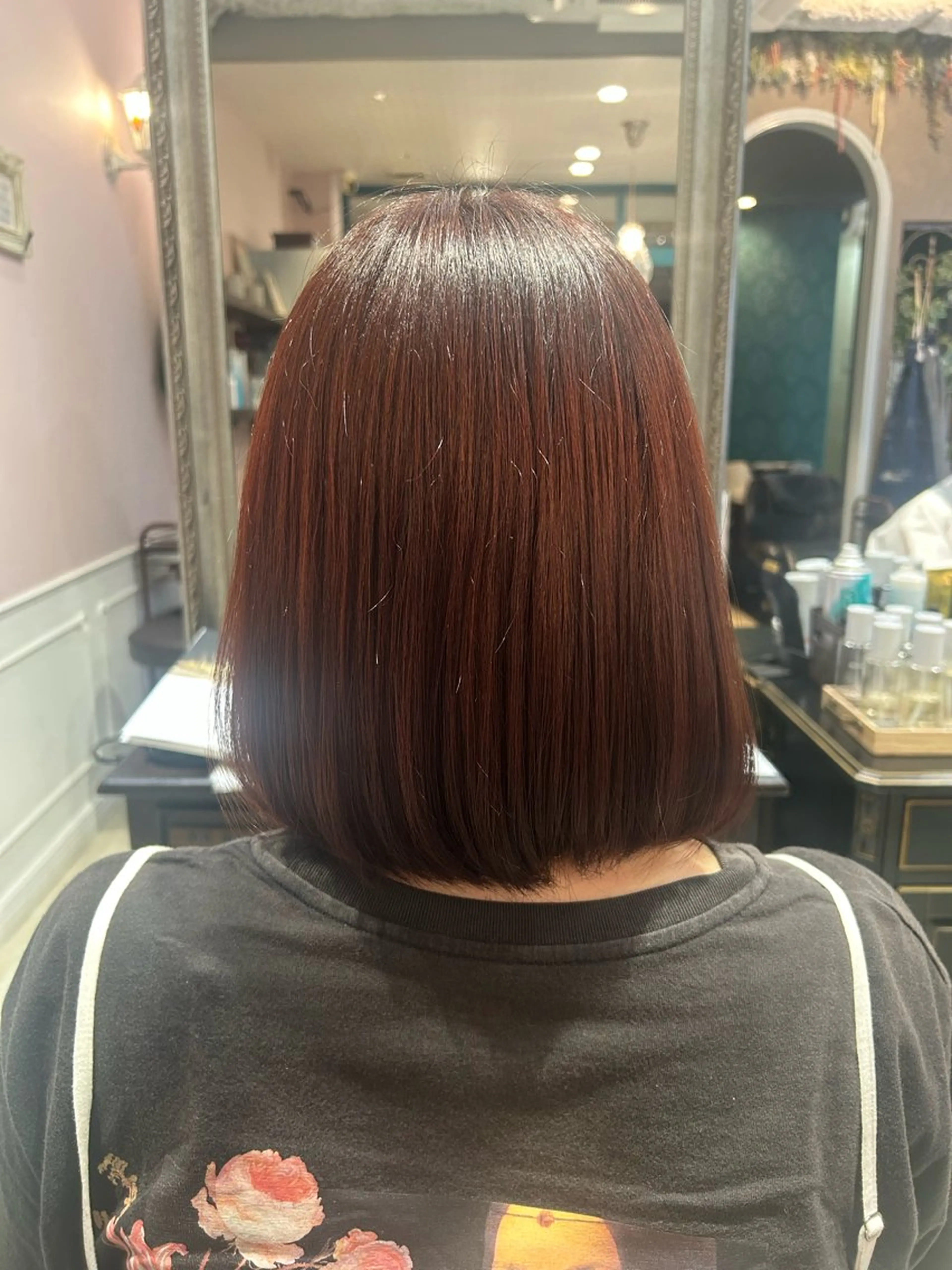 ミディアム ヘアカラー 暖色カラー｜艶髪｜ 🥨AIKA🥨のヘアスタイル