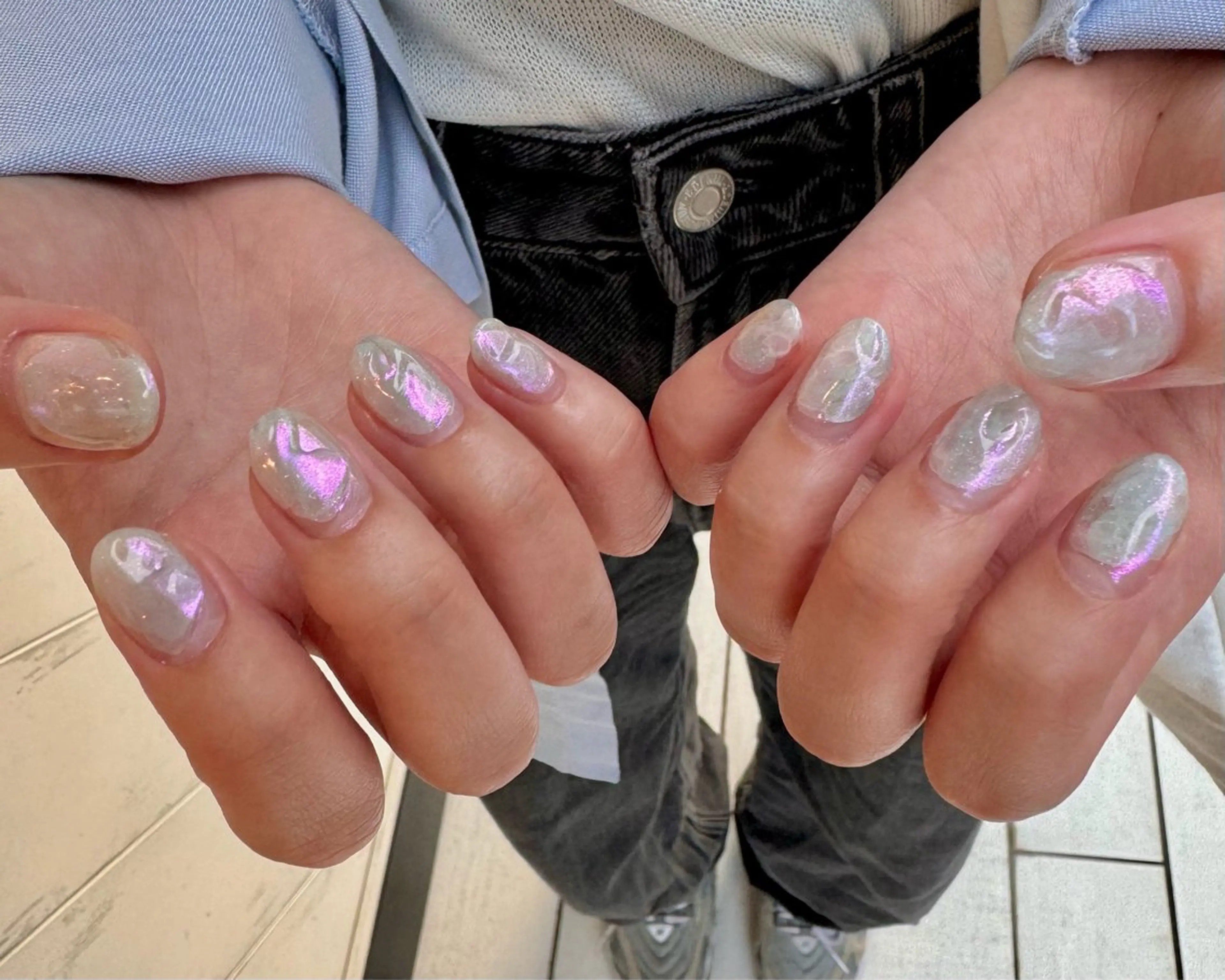 ショート ハンドネイル 🌺🌴N. Rita🥥のネイルデザイン