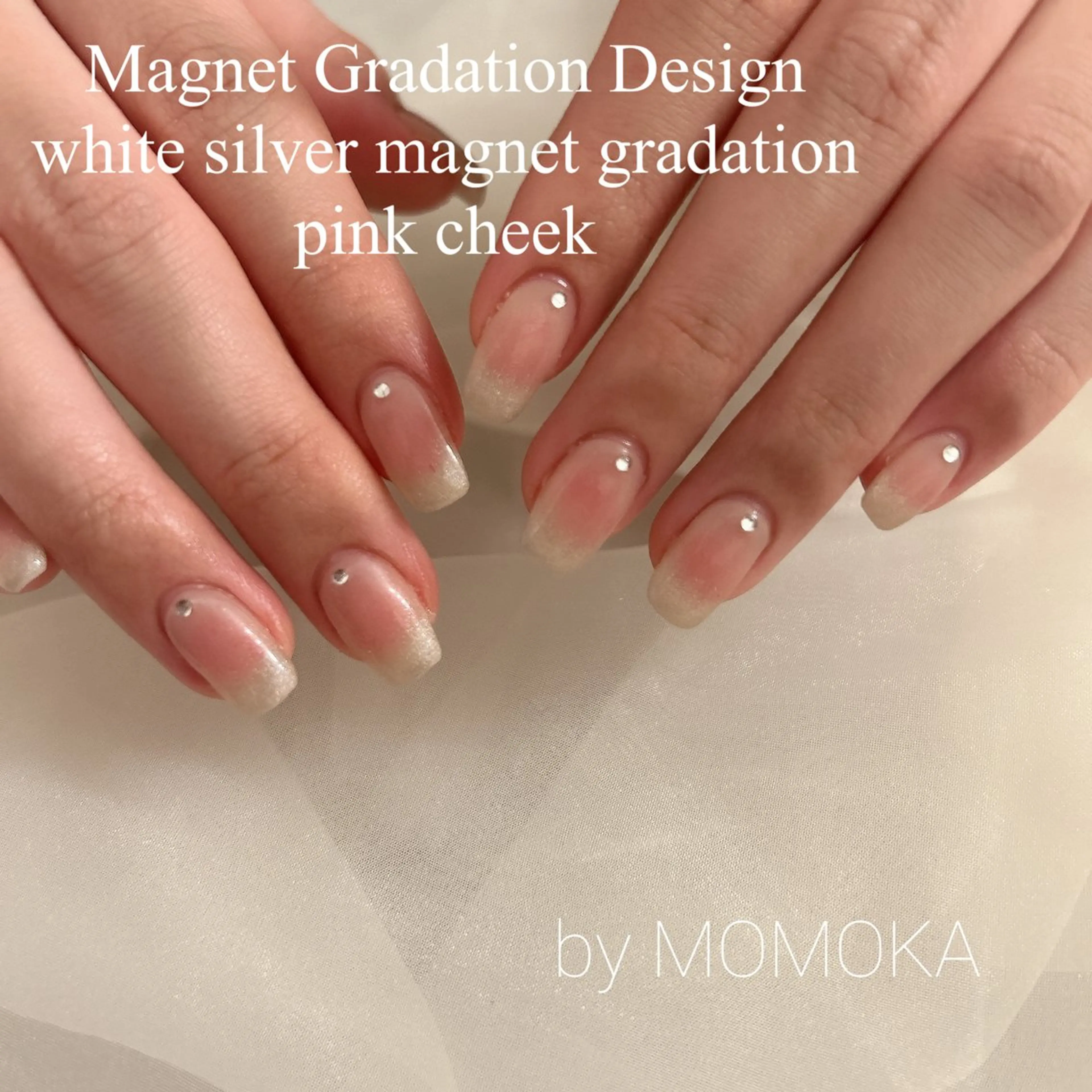 ネイル チークネイル ハンドネイル momoka_nails所属・Momo Nailsのネイルデザイン