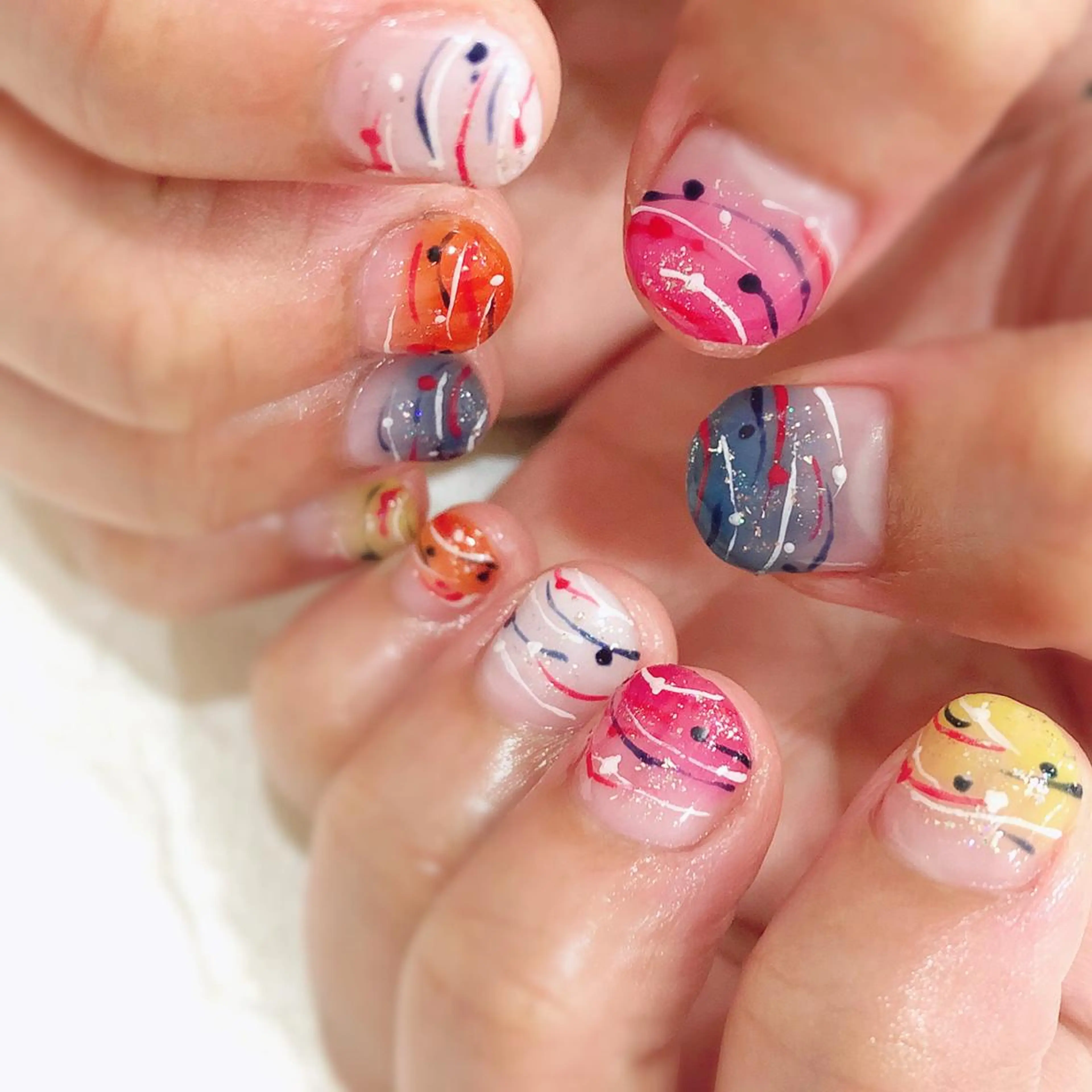 ネイル アートネイル ヨーヨーネイル nail salon Regaosのネイルデザイン