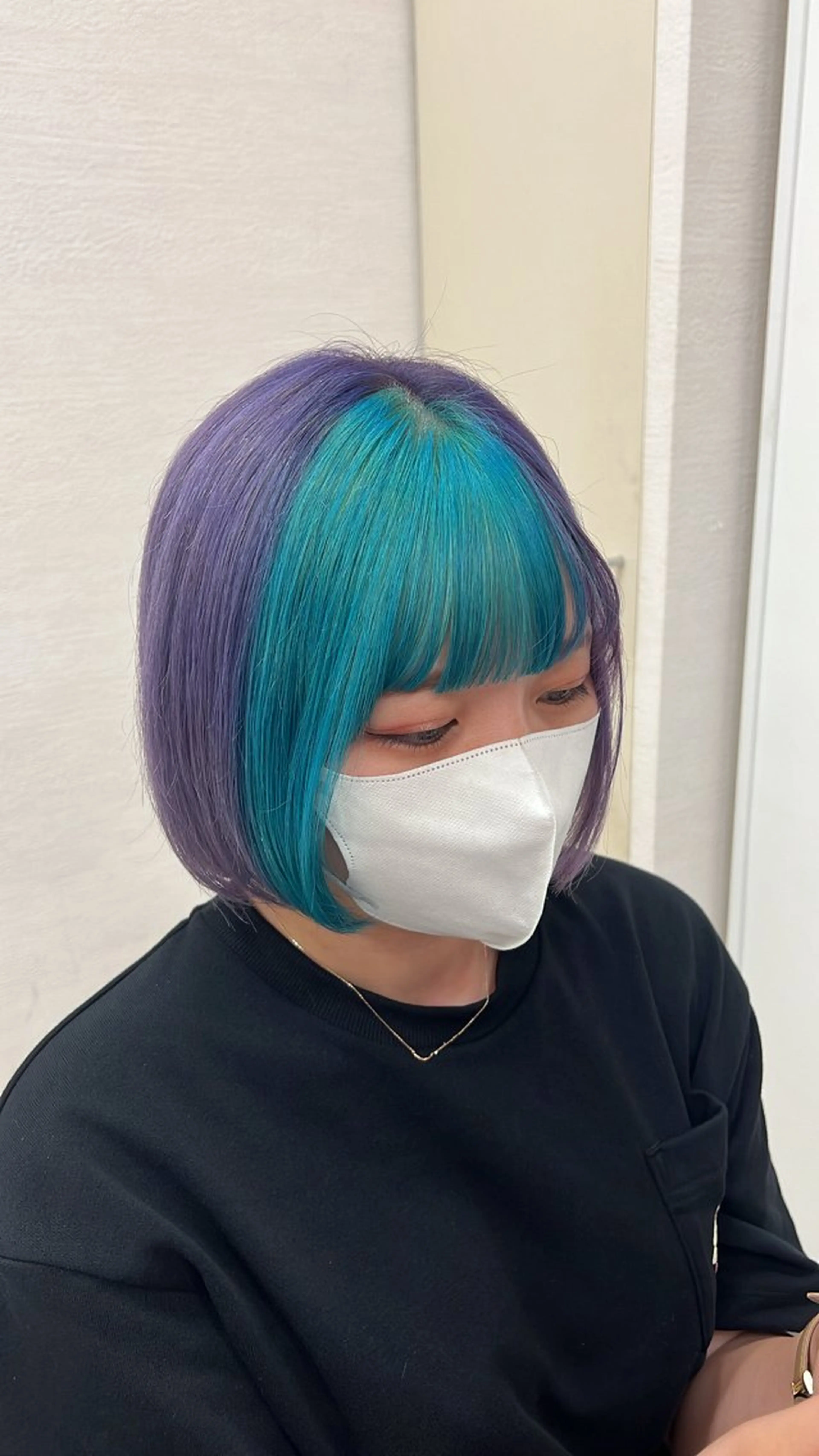 ショート カラー デザインカラー 透明感カラー/ボブ/ nanamiのヘアスタイル