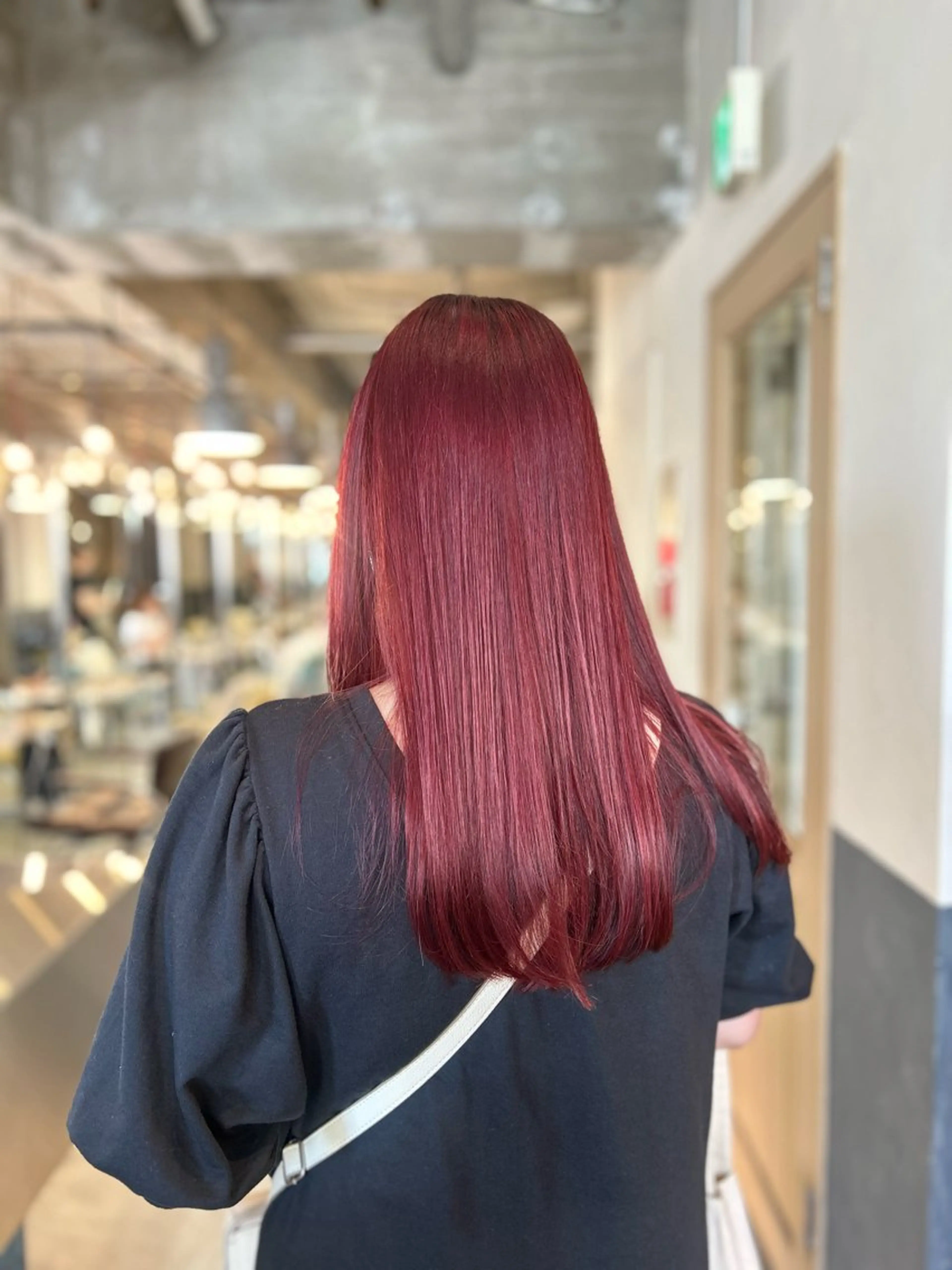 ロング カラー ブリーチ ブロンド ハイトーンカラー ピンクカラー ボブ カット ヘアカラー 丸みショート /NAGISAのヘアスタイル