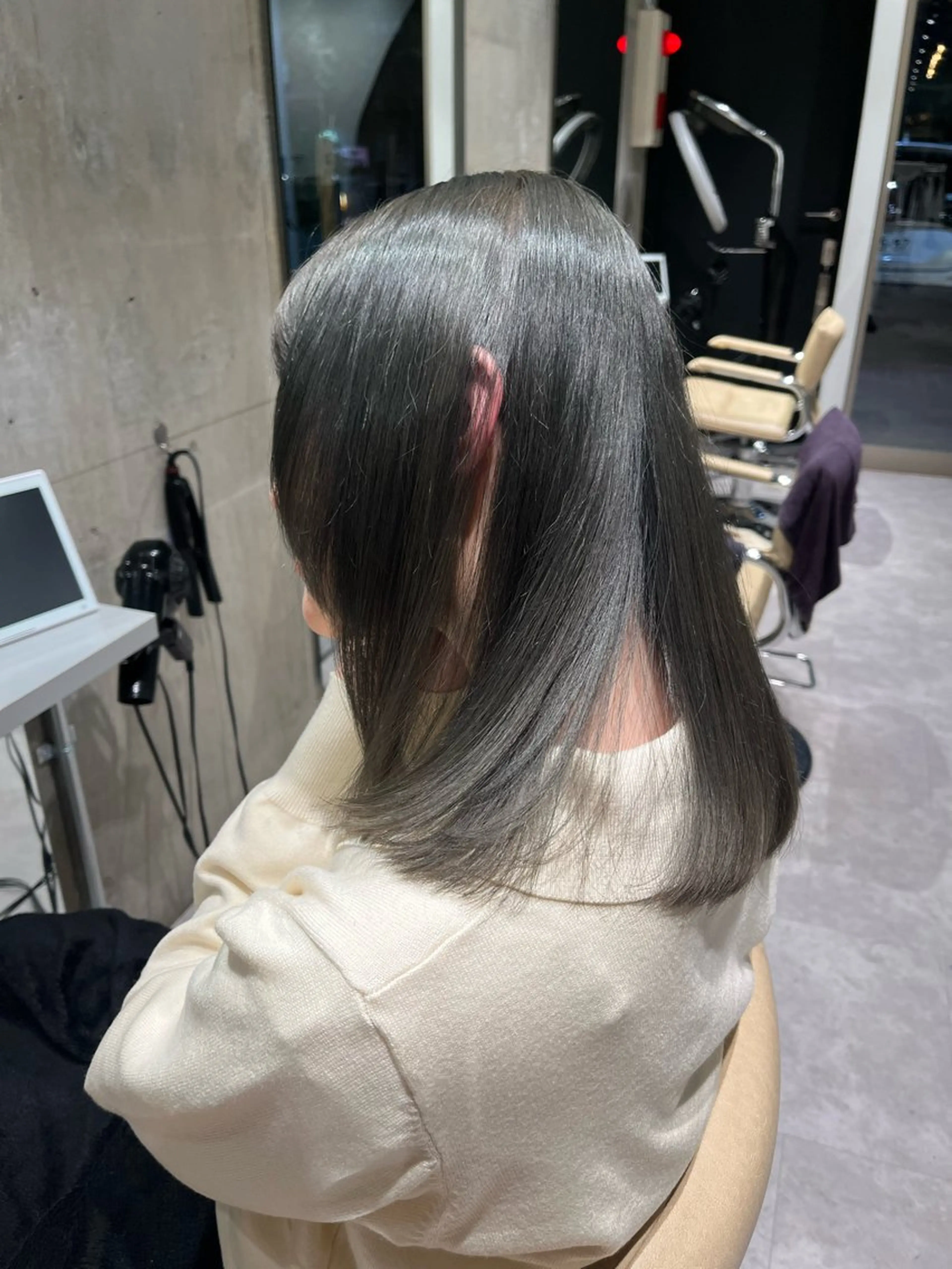 セミロング カラー 髪質改善 トリートメント トリートメント 艶カラー ⋆✦ HIROMIのヘアスタイル