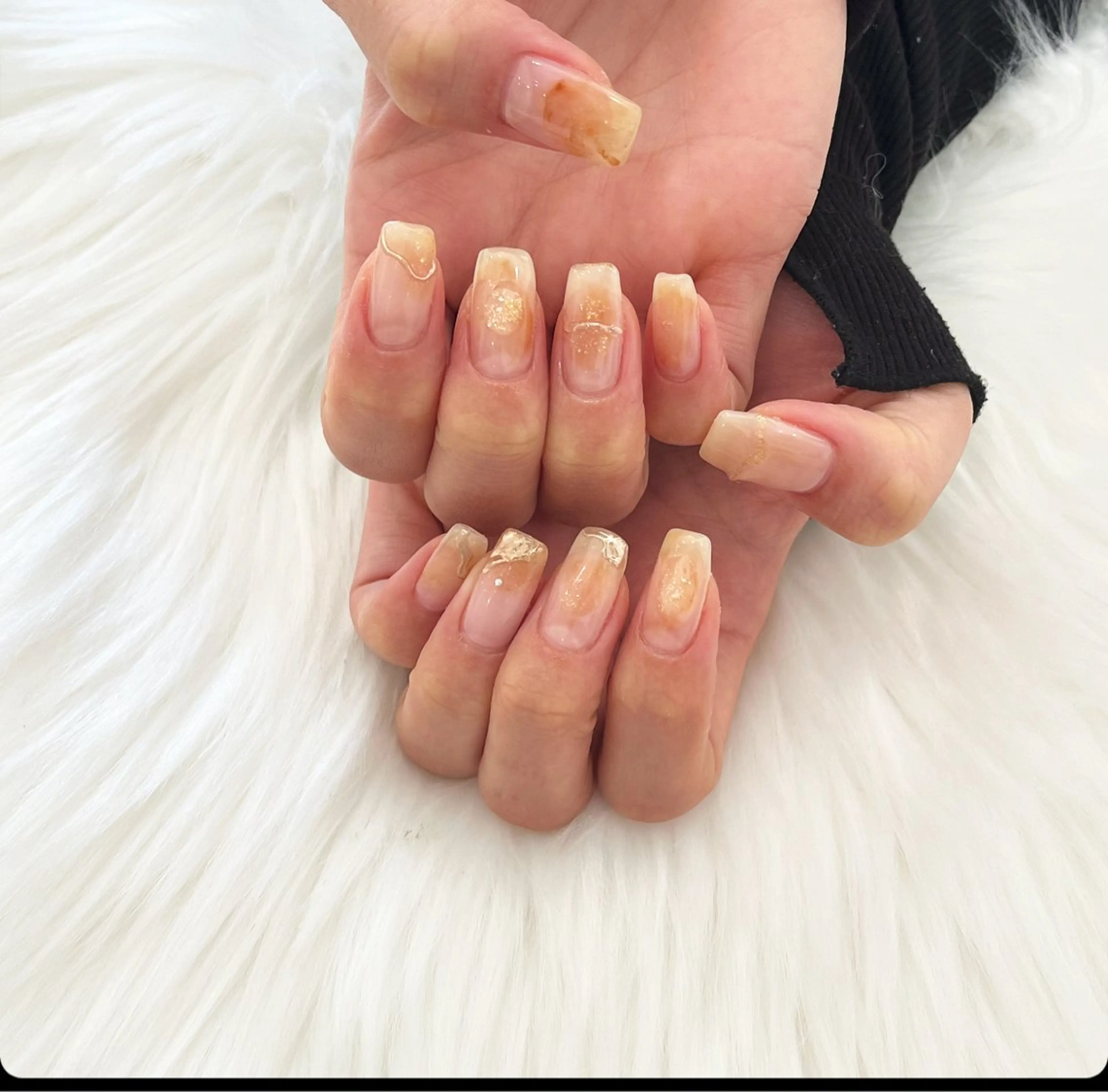 ネイル 長さ出し フットネイル ジェルネイル 韓国ネイル マグネットネイル #Amin所属・#Amin nail salonのネイルデザイン